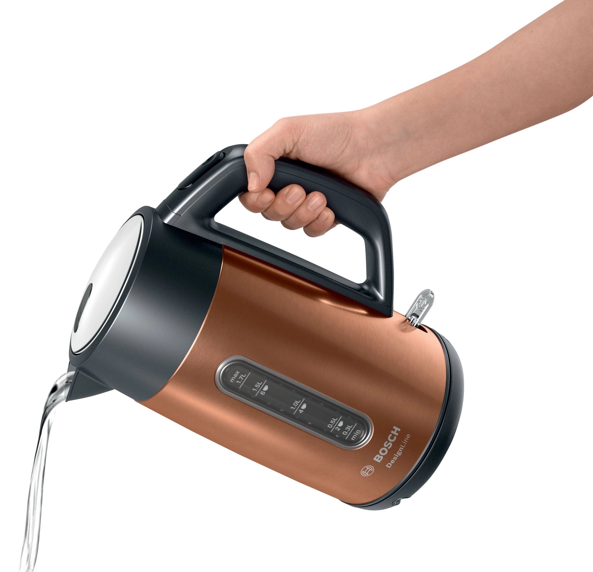 Bosch TWK4P439GB 1.7L Traditional Kettle - Copper