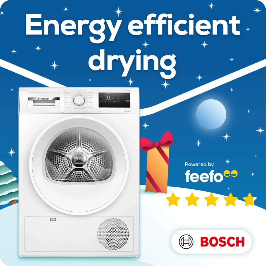 Bosch WTH85225GB 8kg Heat Pump Tumble Dryer - White