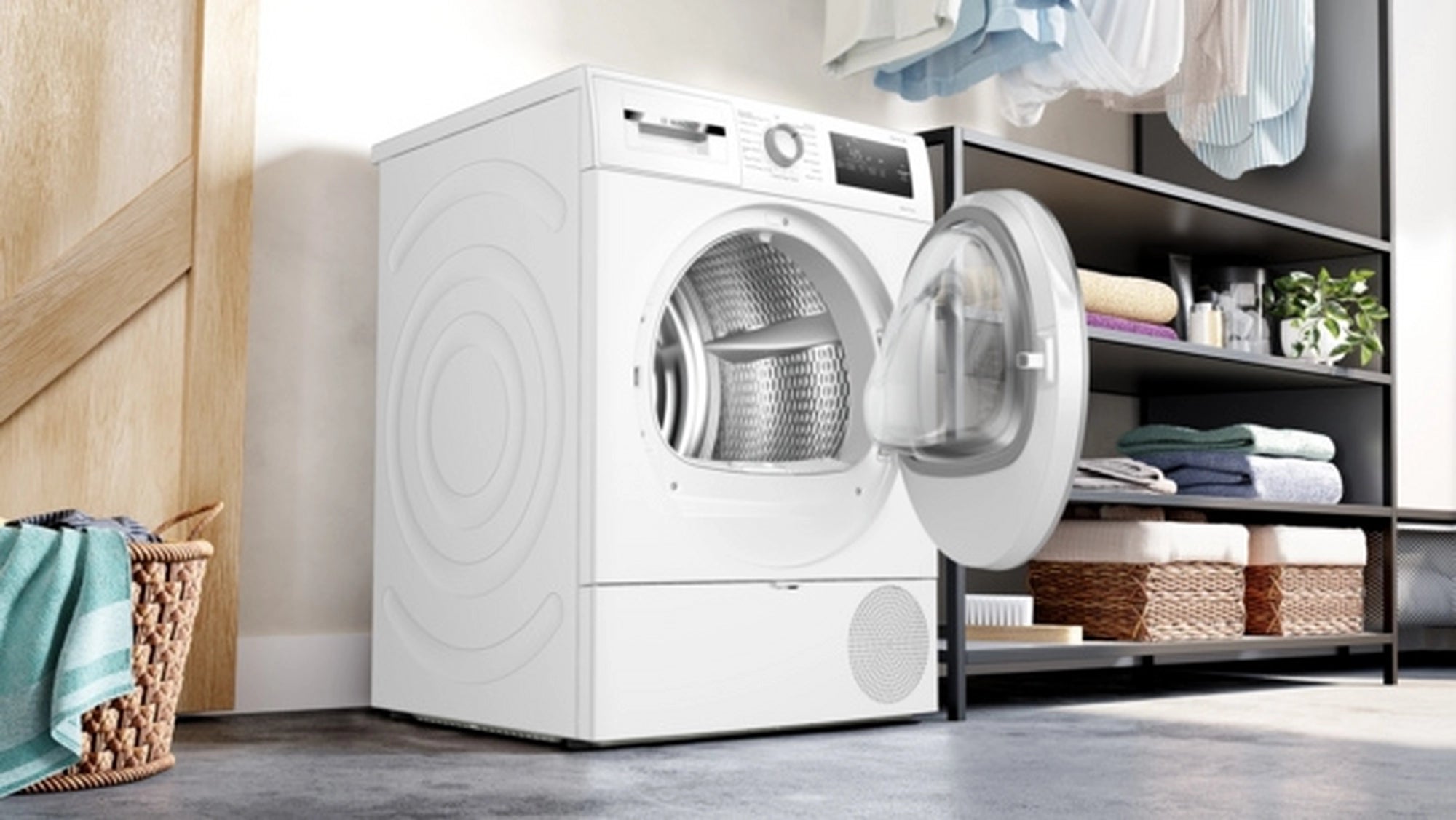 Bosch Series 4 WTH85226G 8kg Heat Pump Tumble Dryer - White