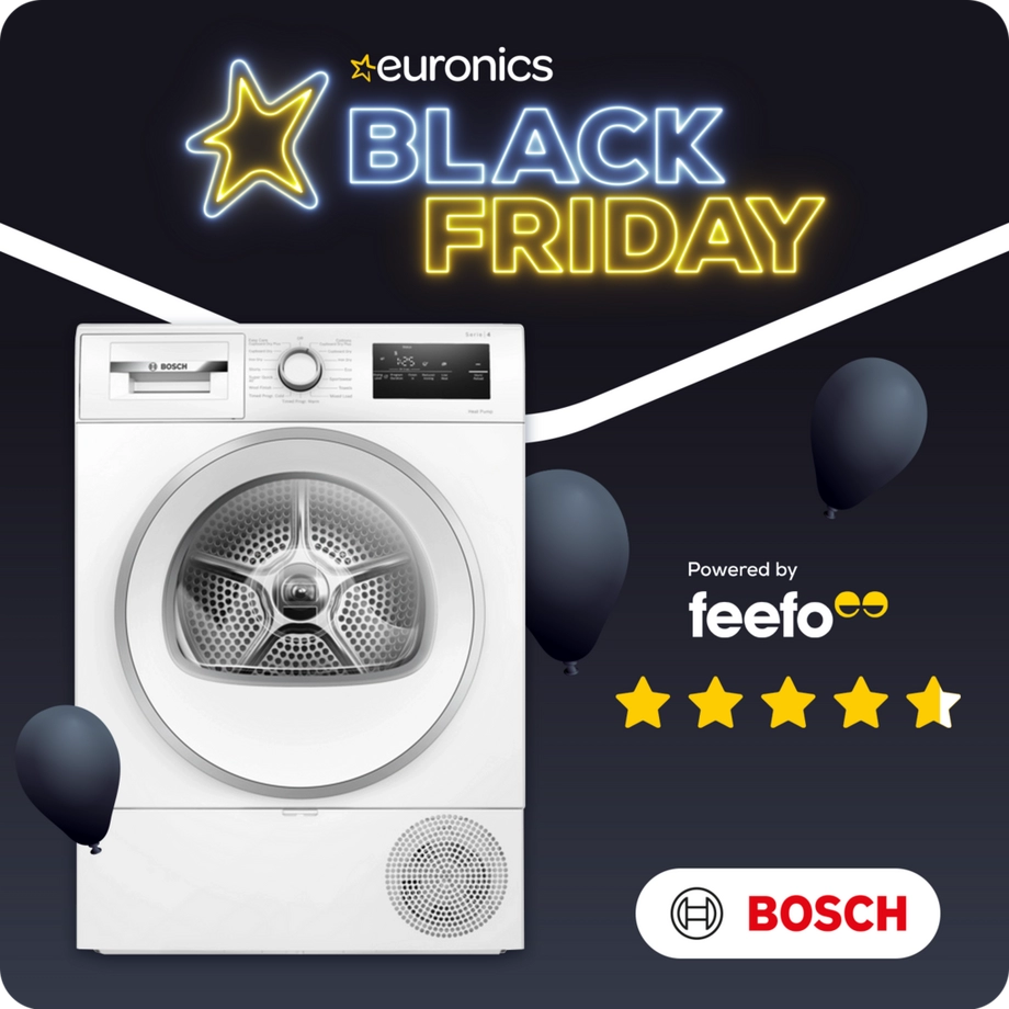 Bosch Series 4 WTH85226G 8kg Heat Pump Tumble Dryer - White