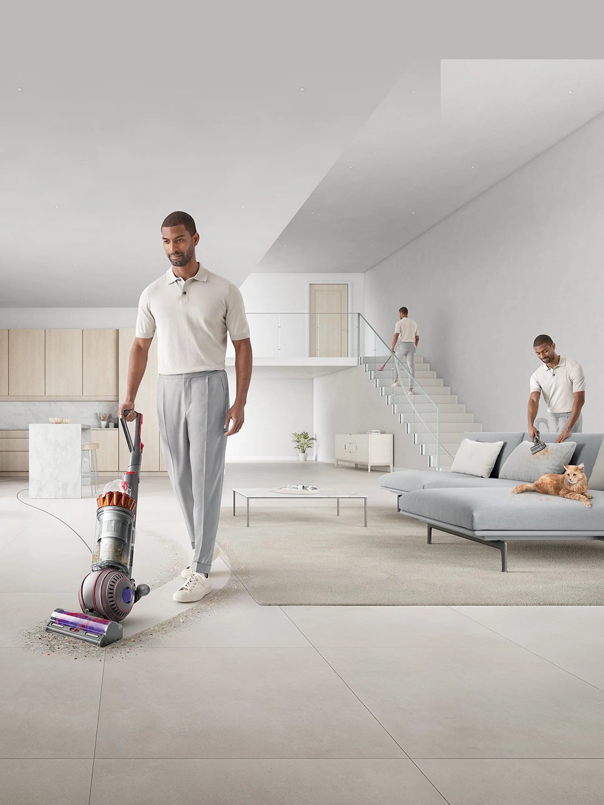 Dyson BALLANIMALMFNEW Ball Animal Multi-floor Upright Vacuum Cleaner - Silver