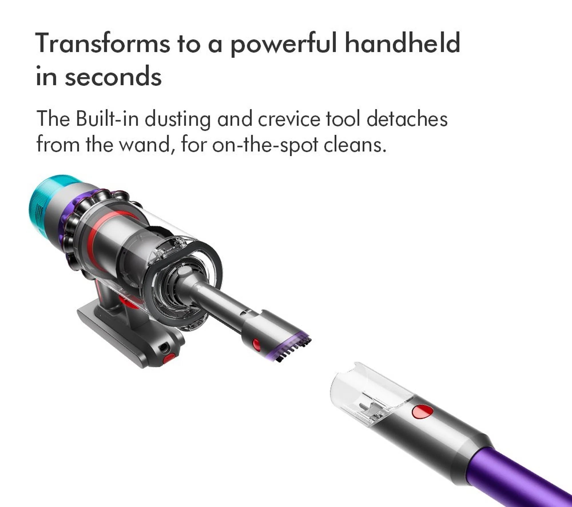 Dyson GEN5DETECT-2023 Cordless Stick Vacuum Cleaner - 70 Minutes Run Time - Purple