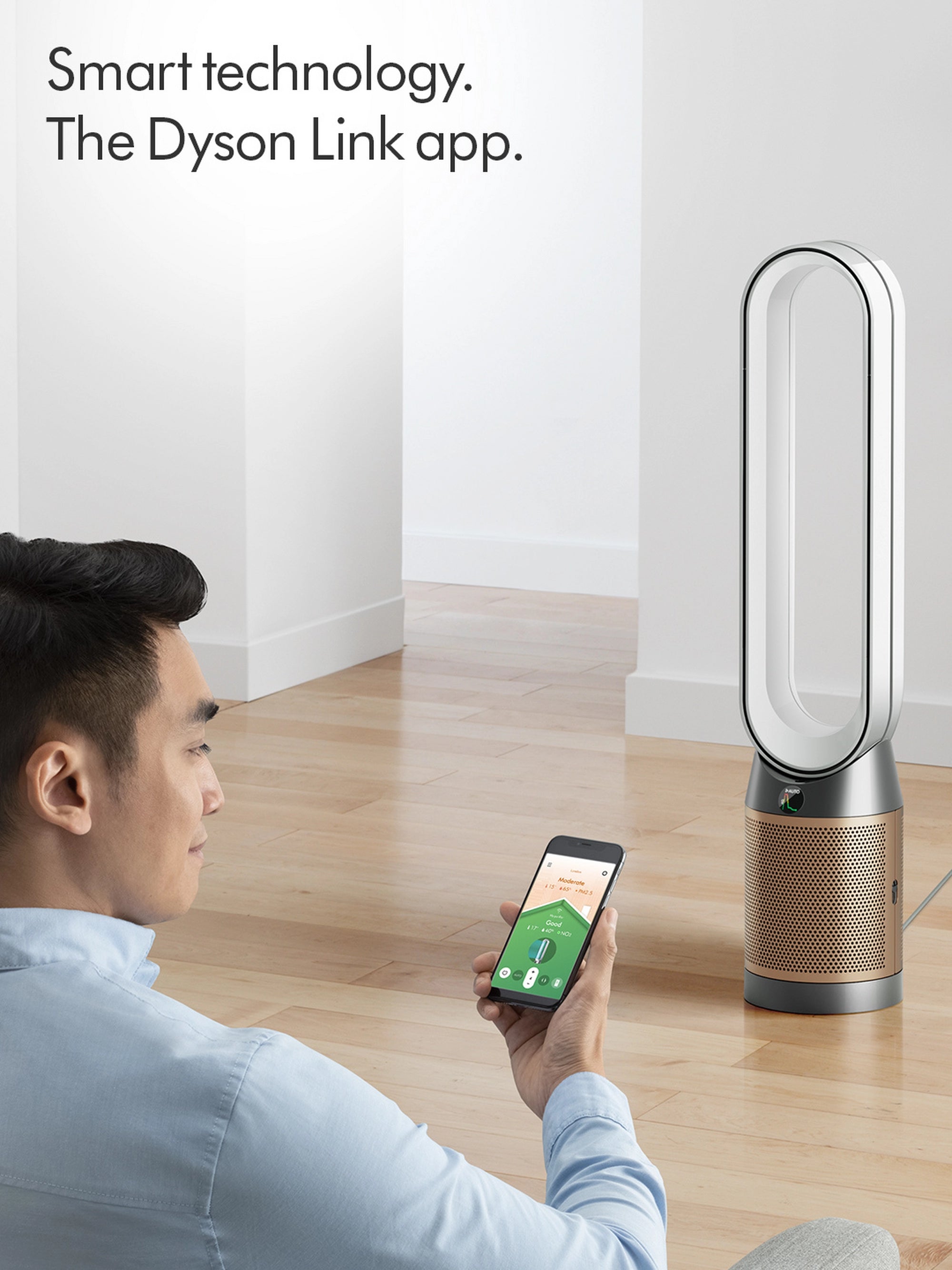 Dyson TP09-2024 HEPA Cool Formaldehyde Purifying Fan - White