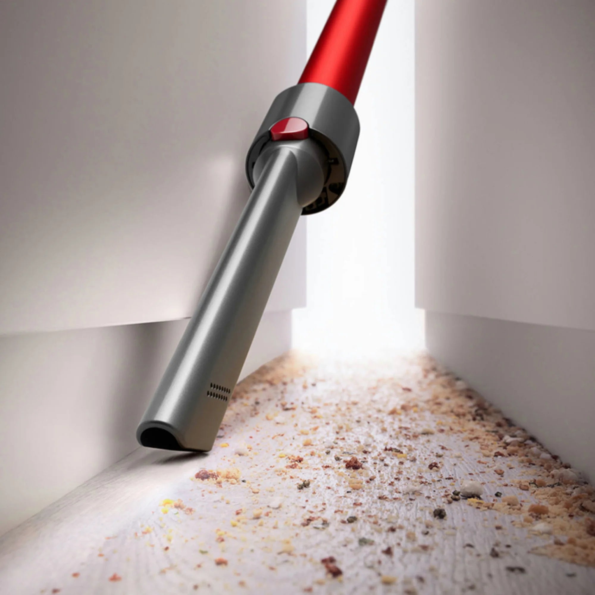 Dyson V11EXTRA Stick Vacuum Cleaner - 60 Minutes Run Time - Nickel/Red