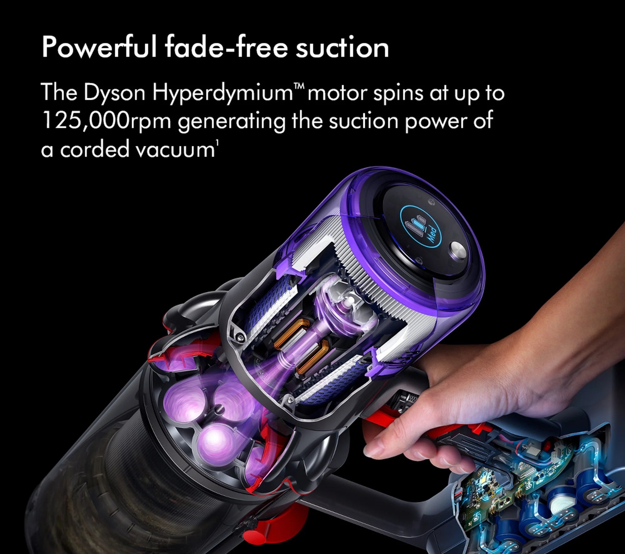 Dyson V11EXTRA Stick Vacuum Cleaner - 60 Minutes Run Time - Nickel/Red