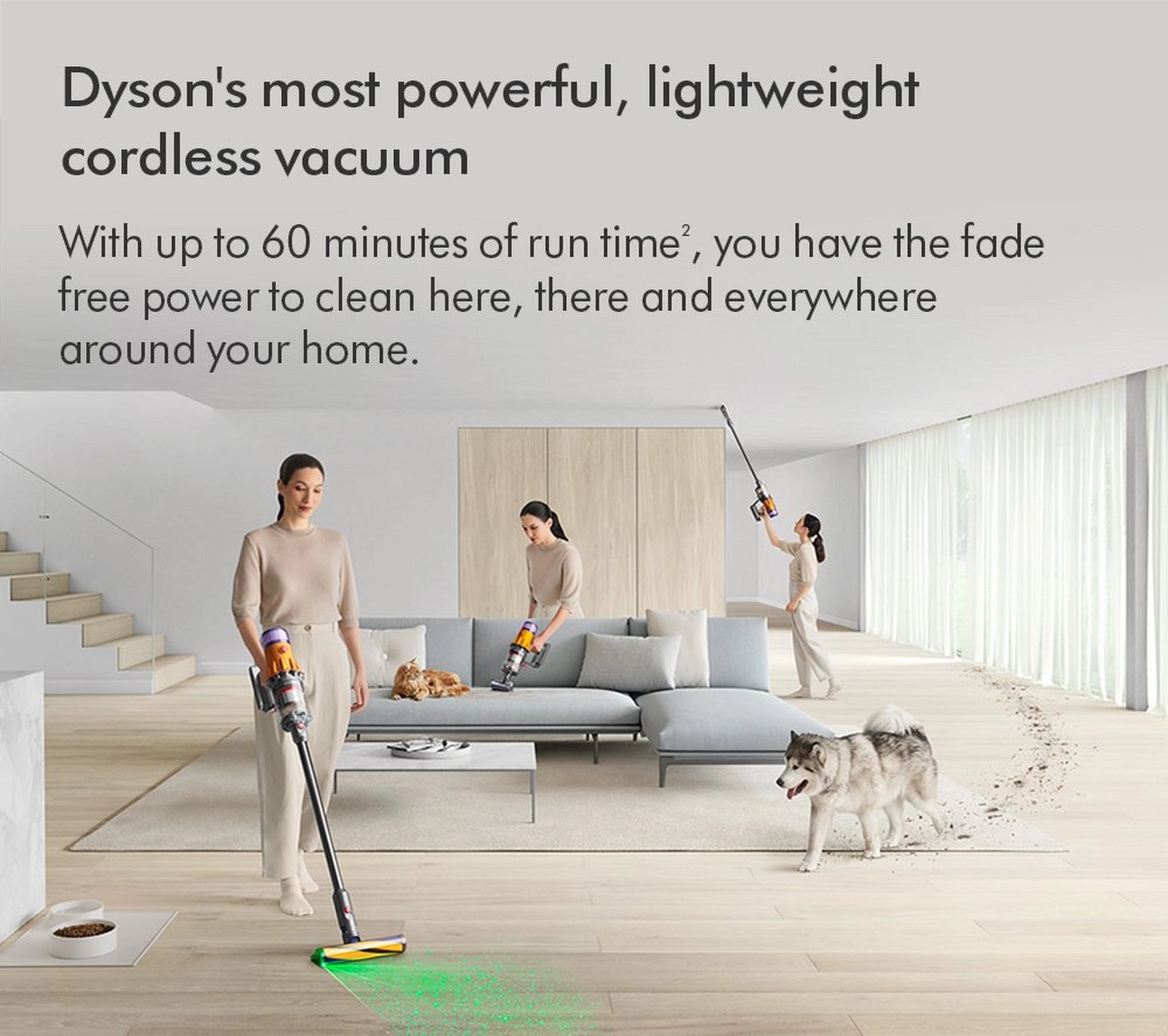 Dyson V12-2023 Detect Slim Absolute Cordless Stick Vacuum – 60 Minutes run time – Nickle