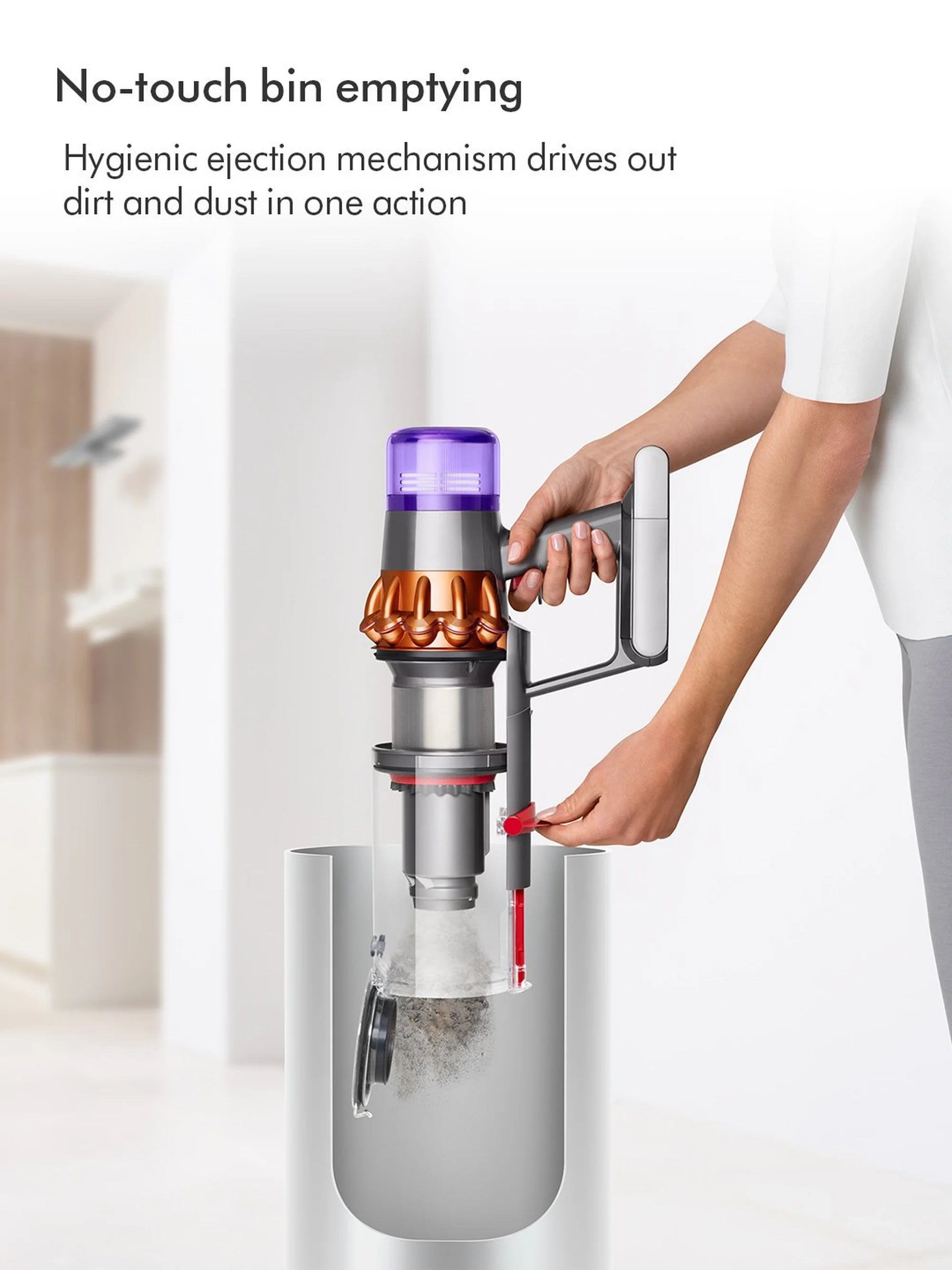 Dyson V15-2024 Cordless Vacuum - 60 Minutes Run Time - Yellow/Nickel