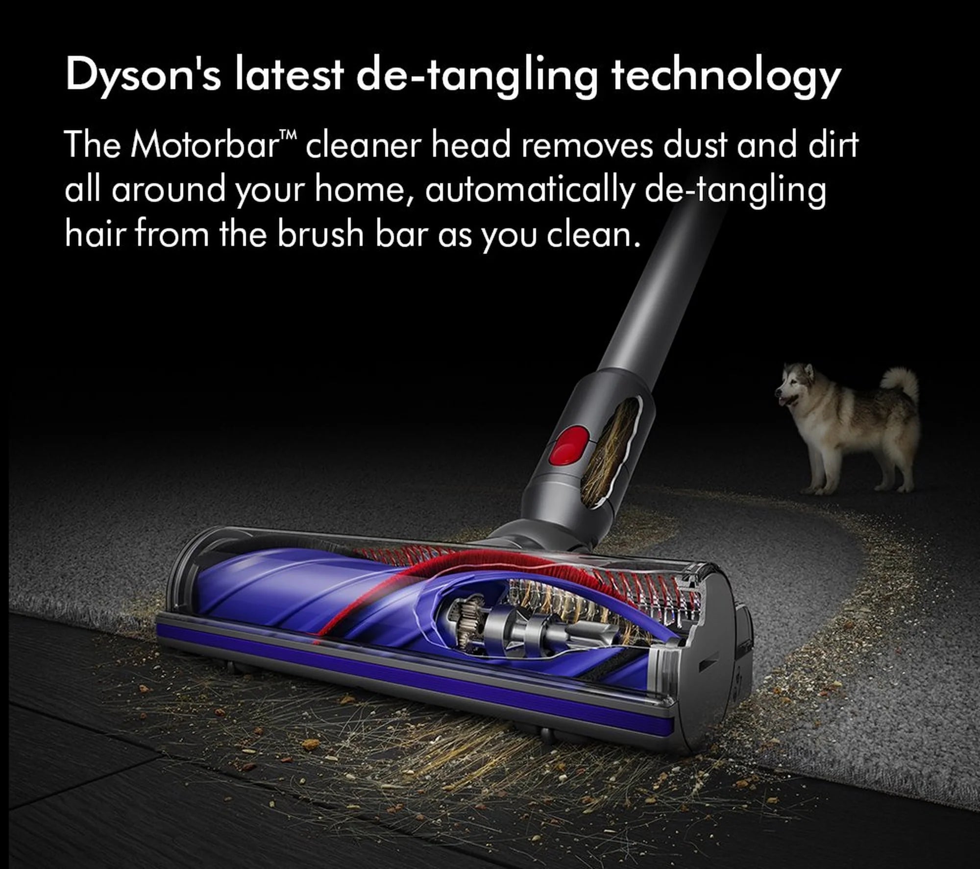 Dyson V8ABS-2023 Cordless Stick Vacuum Cleaner - 40 Minutes Run Time - Silver/Yellow