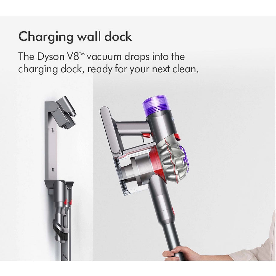Dyson V8ADVANCED-24 KIT Vacuum Cleaner - Silver/Nickel