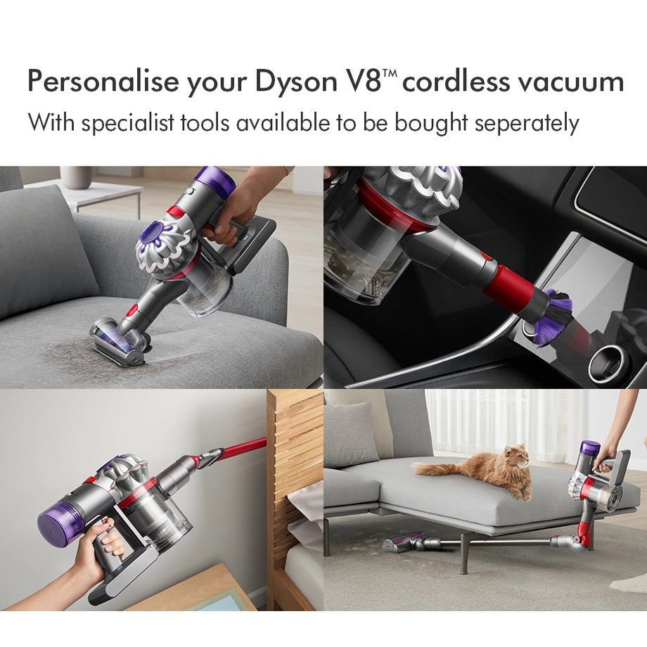Dyson V8ADVANCED-24 KIT Vacuum Cleaner - Silver/Nickel