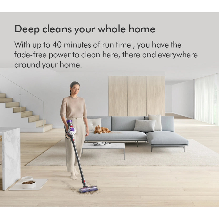 Dyson V8ADVANCED-24 KIT Vacuum Cleaner - Silver/Nickel