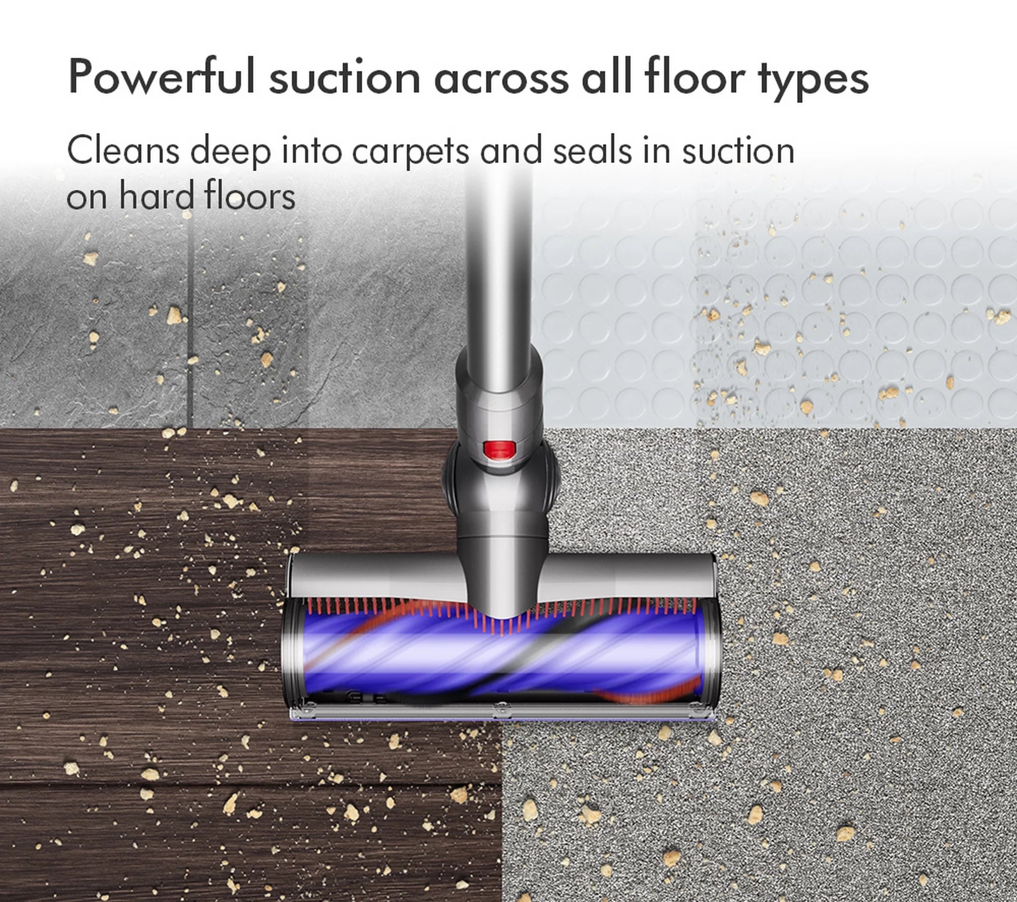 Dyson V8ADVANCED-24 Vacuum Cleaner - Silver/Nickel
