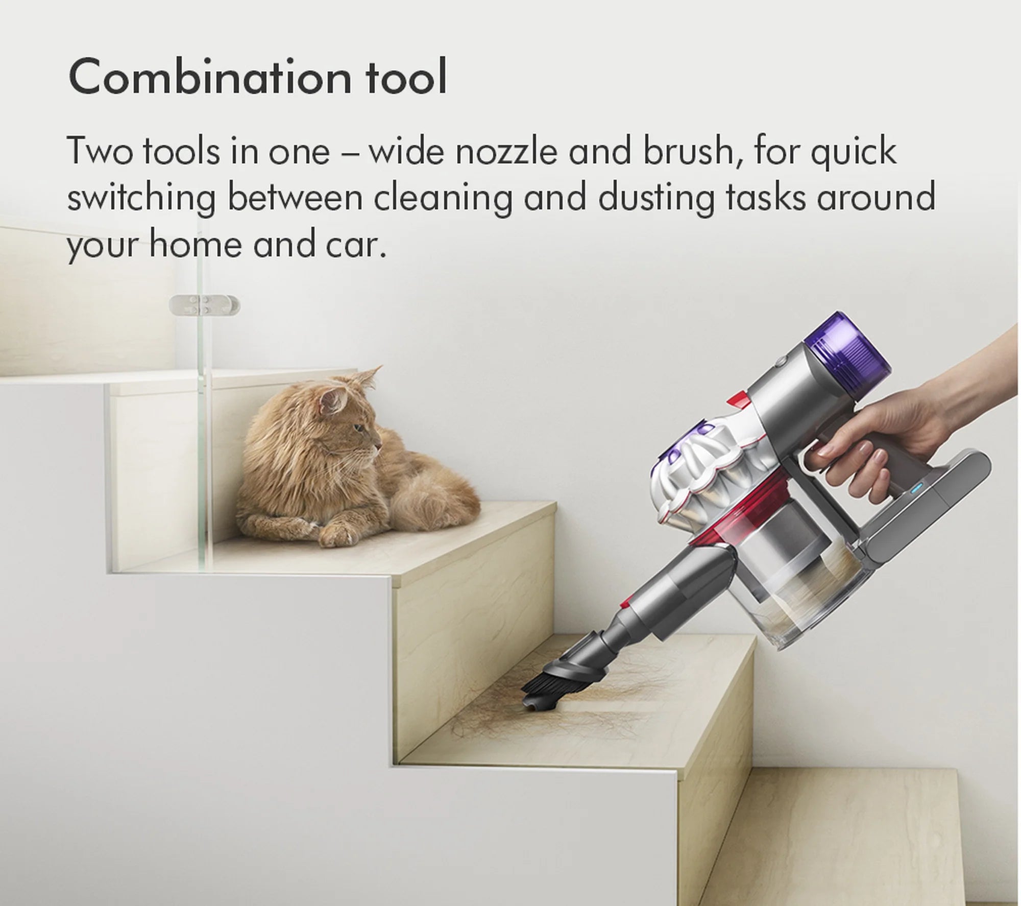 Dyson V8ADVANCED-24 Vacuum Cleaner - Silver/Nickel