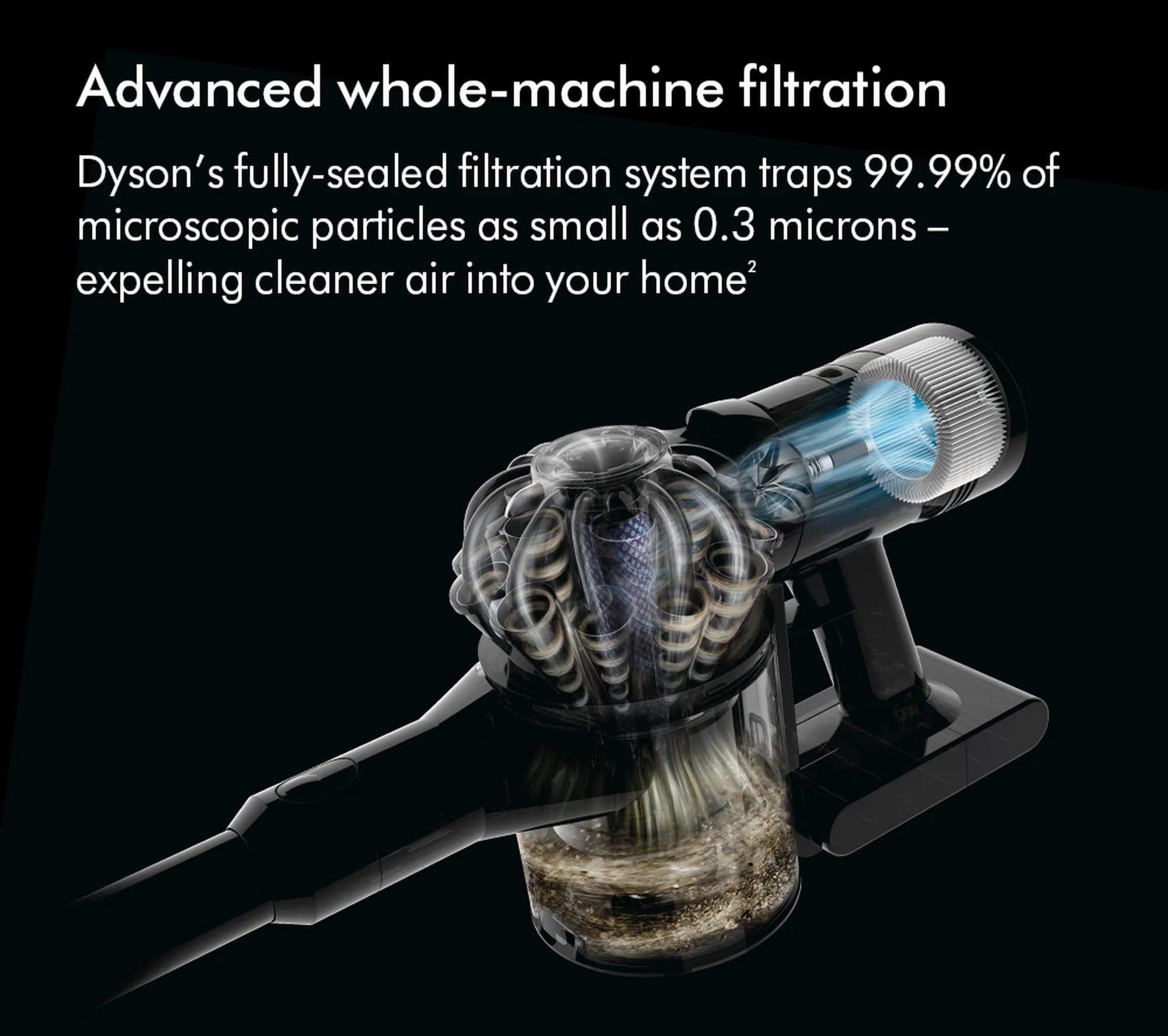 Dyson V8ADVANCED-24 Vacuum Cleaner - Silver/Nickel