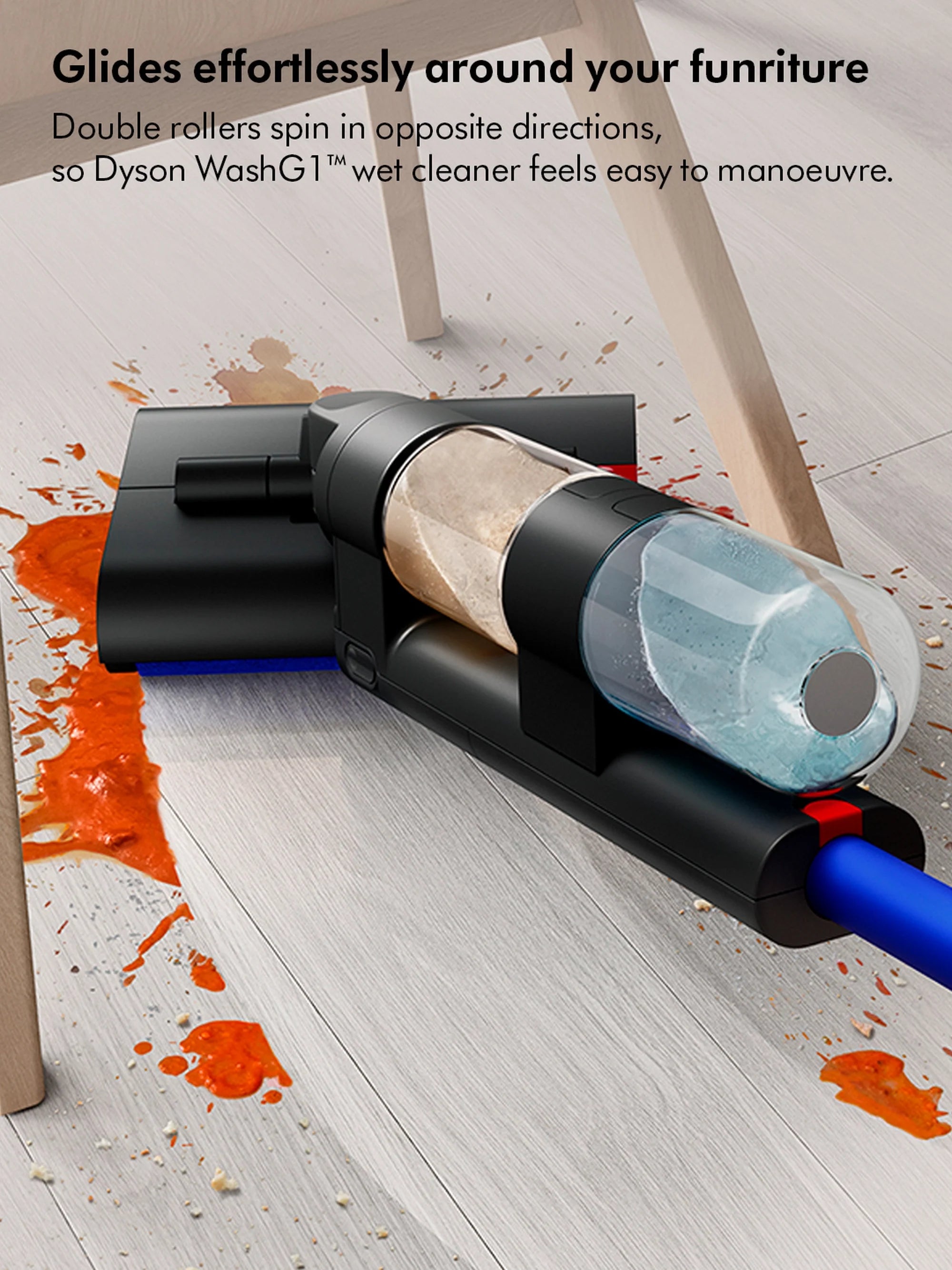 Dyson WASHG1 Wet Cleaner - 35 Minutes Run Time - Black/Blue
