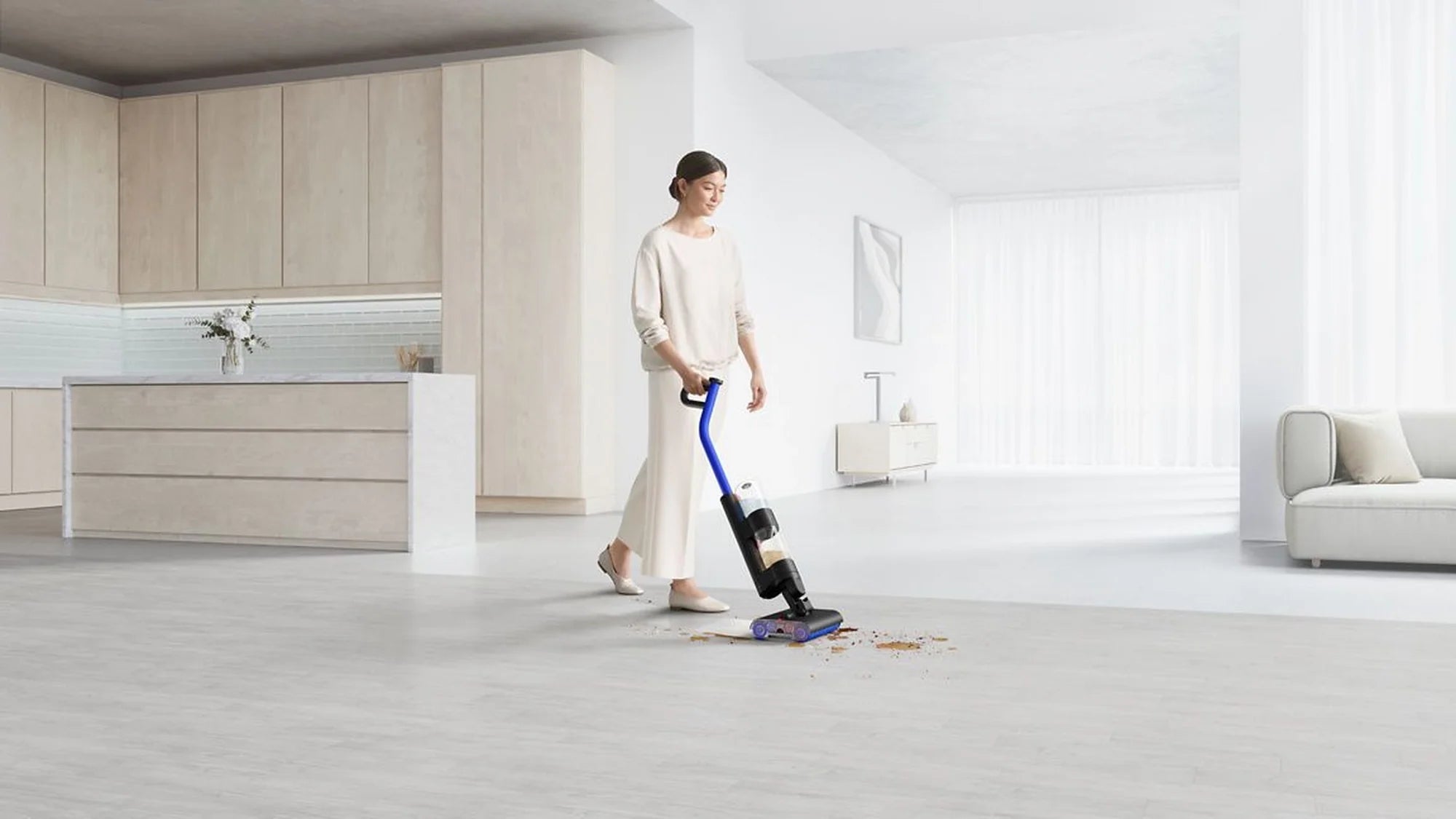 Dyson WASHG1 Wet Cleaner - 35 Minutes Run Time - Black/Blue