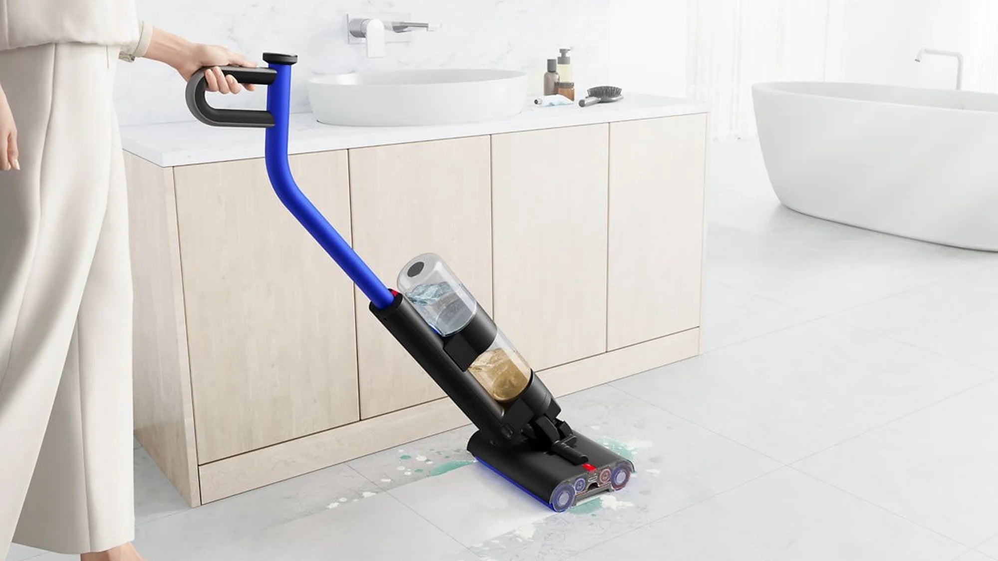 Dyson WASHG1 Wet Cleaner - 35 Minutes Run Time - Black/Blue