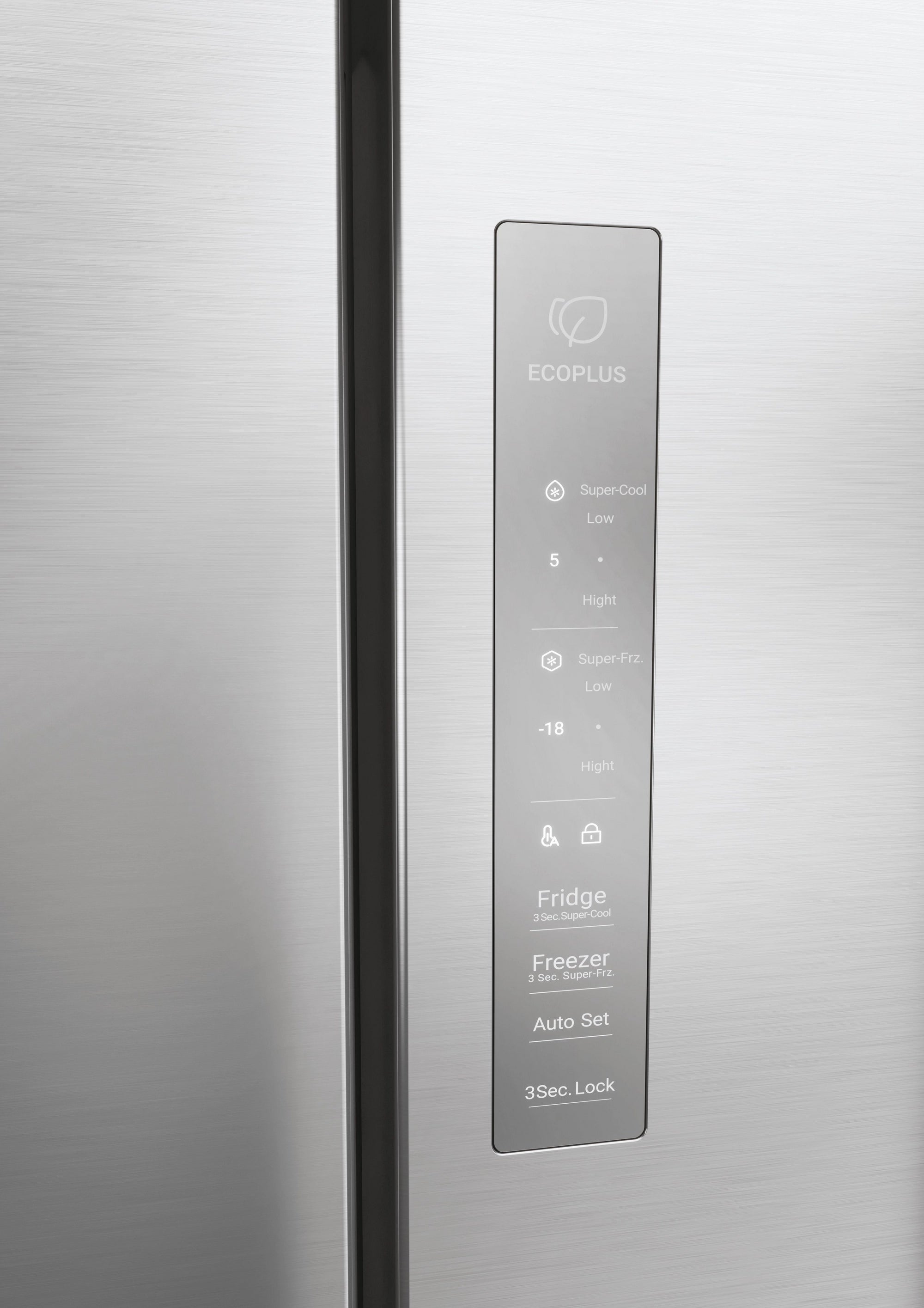 Haier HCR3818ENMM 83.3cm 60/40 Frost Free Multi Door Fridge Freezer - Inox