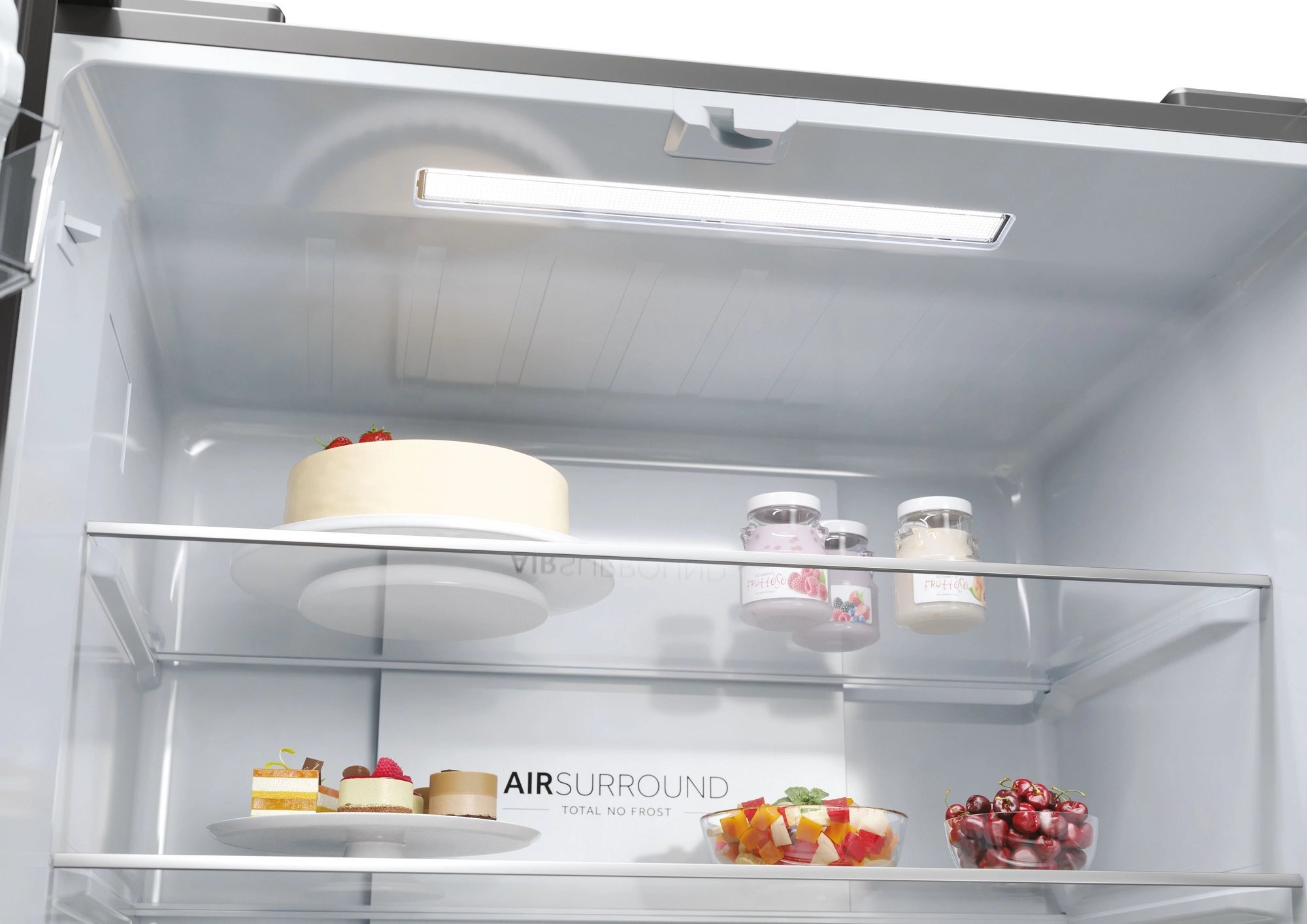 Haier HCR3818ENMM 83.3cm 60/40 Frost Free Multi Door Fridge Freezer - Inox