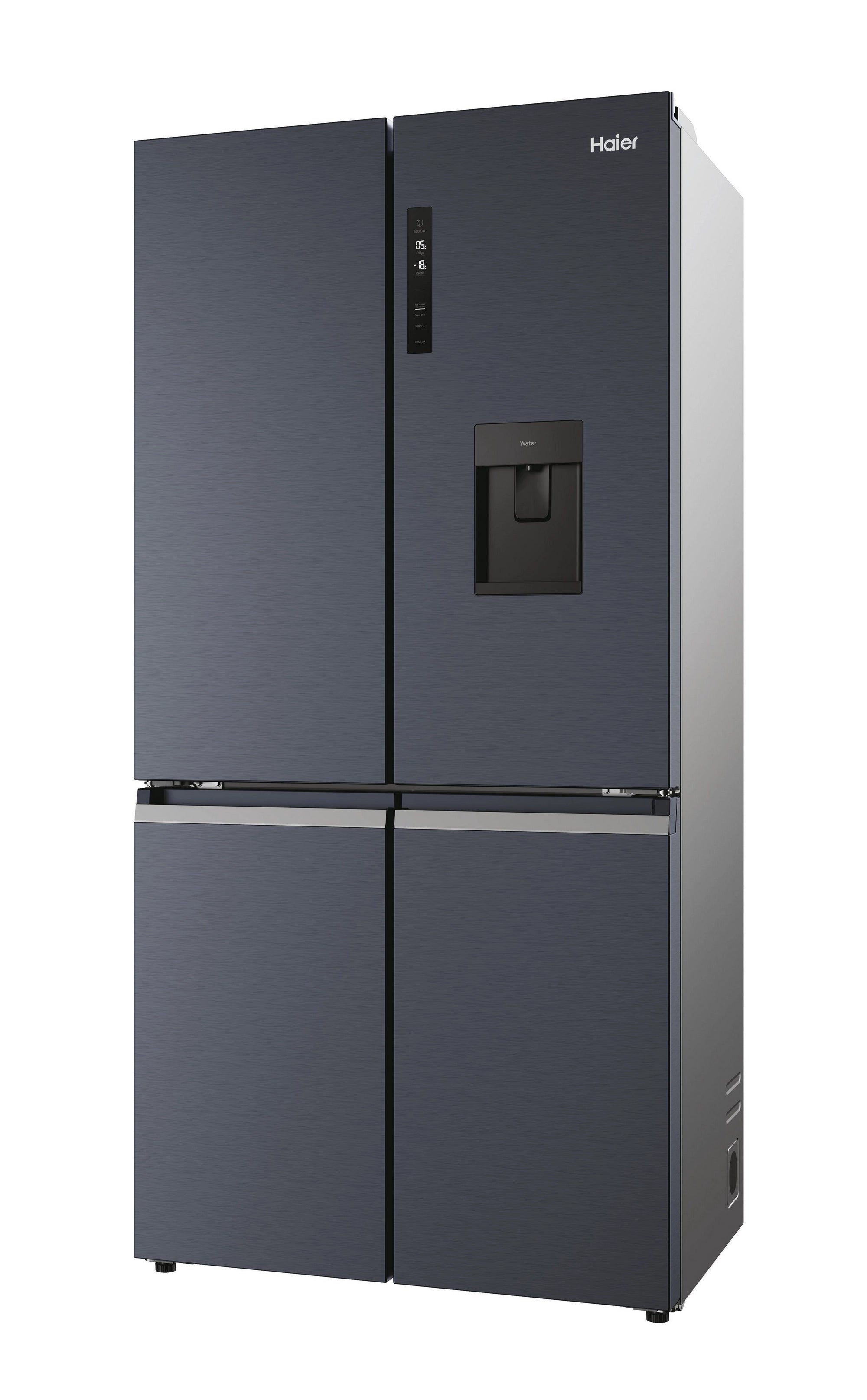 Haier HCR5919EHMB 90cm 60/40 Frost Free American Fridge Freezer - Brushed Black