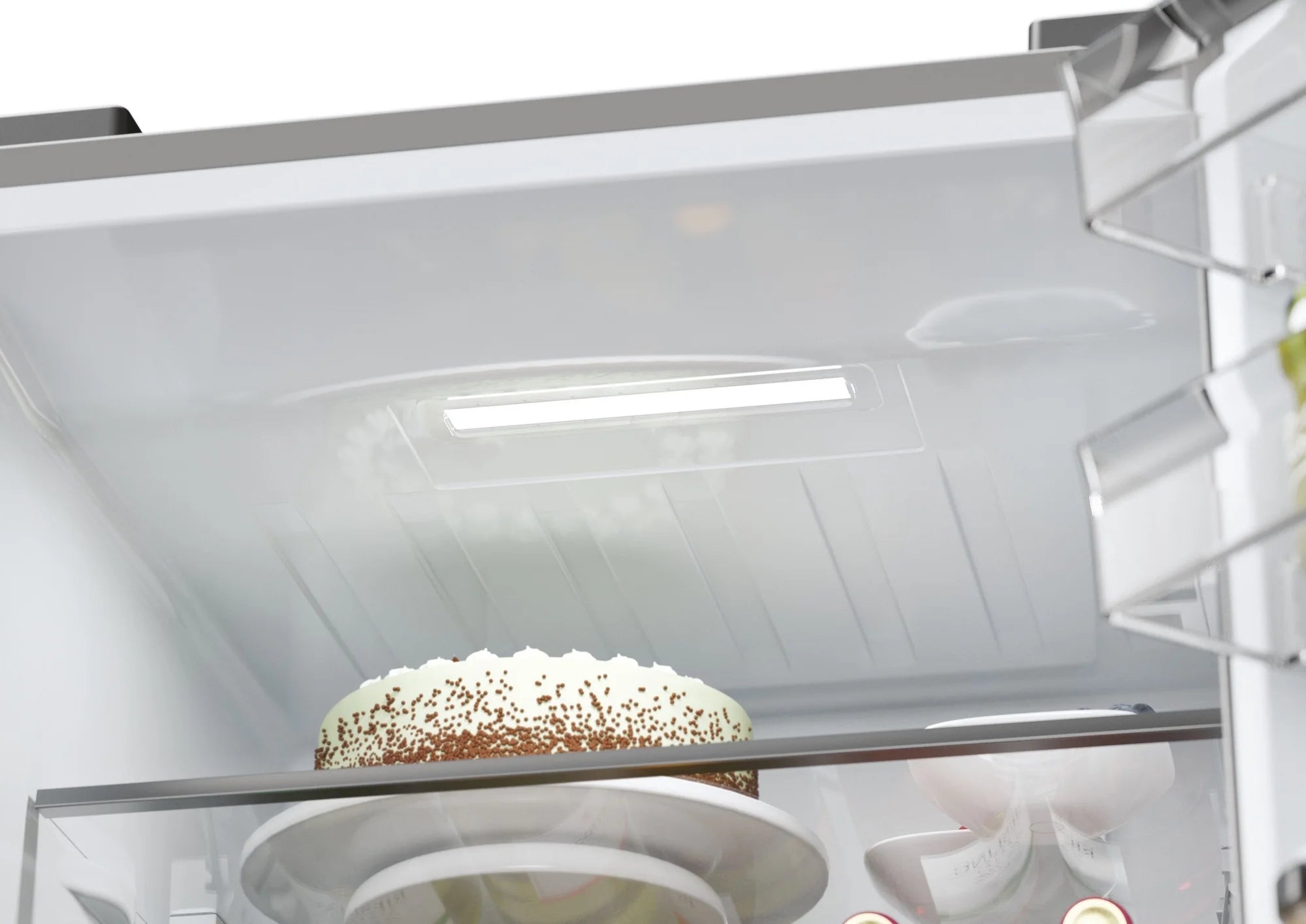 Haier HTW5618EWMP 59.5cm 60/40 Frost Free Fridge Freezer - Dark Inox