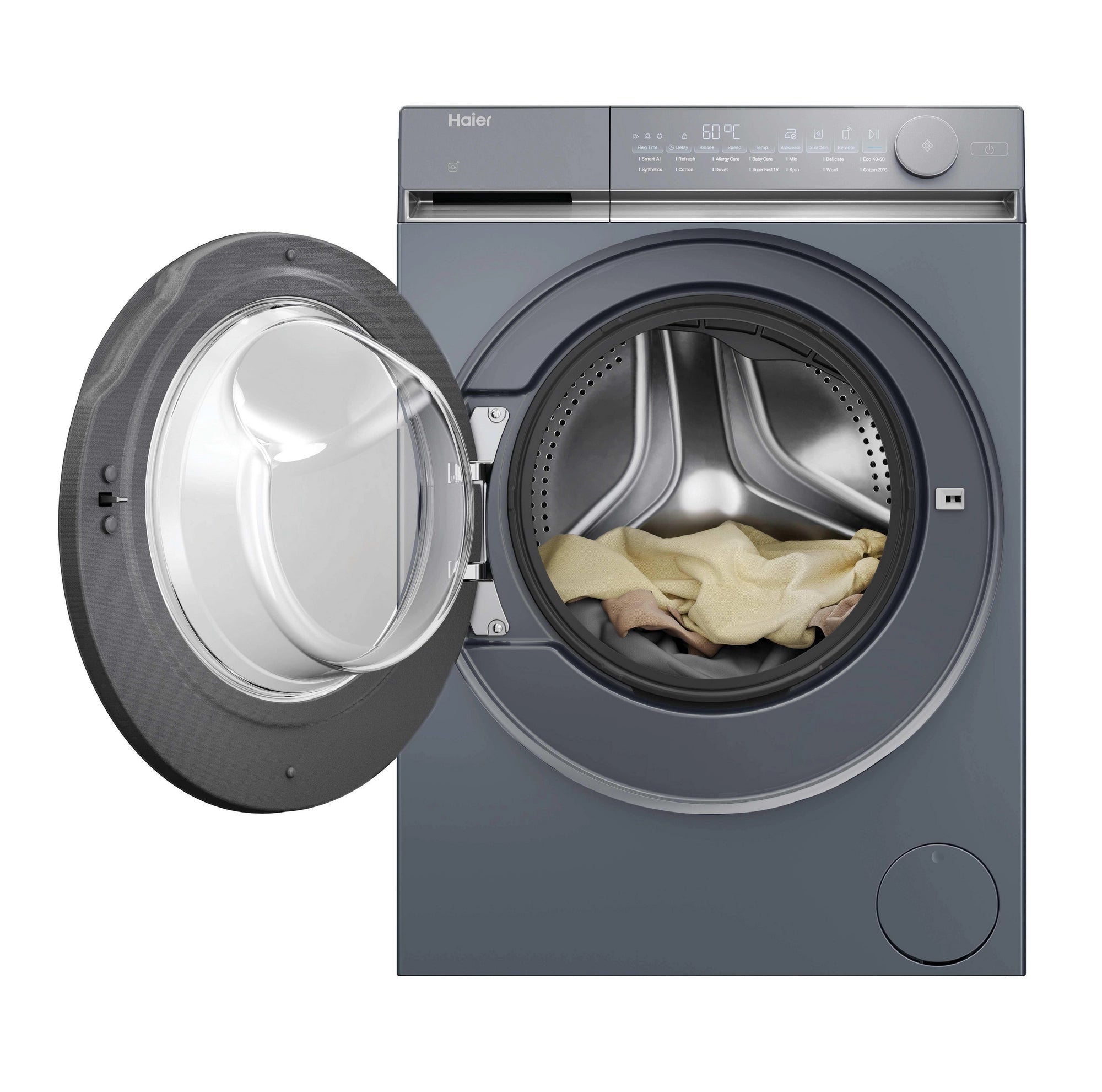 Haier X7 HW100B14367GUUK 10kg 1400 spin WiFi Connected Washing Machine - Graphite