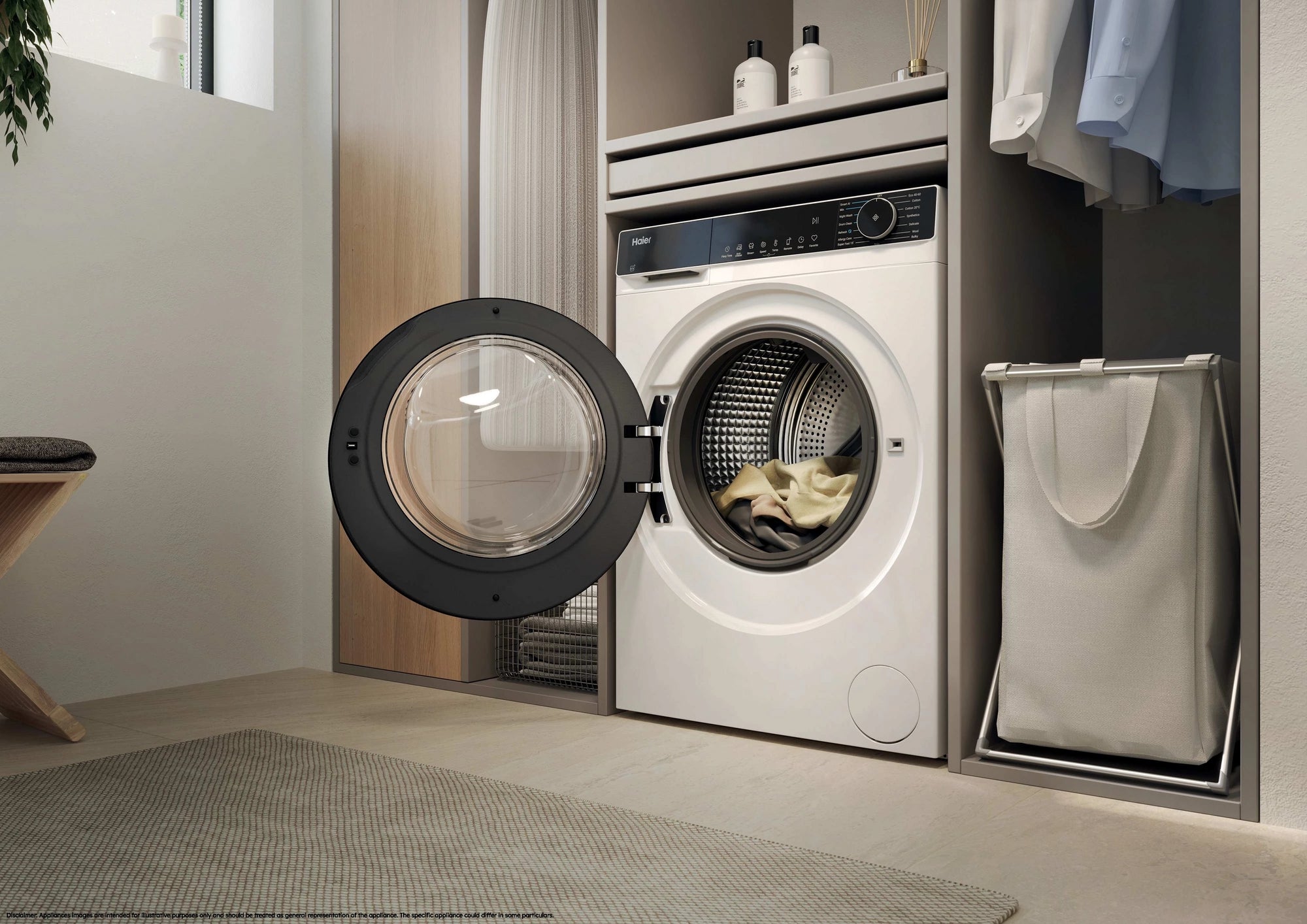 Haier HW90-BP14357TU1 9kg 1400 Spin Washing Machine - White