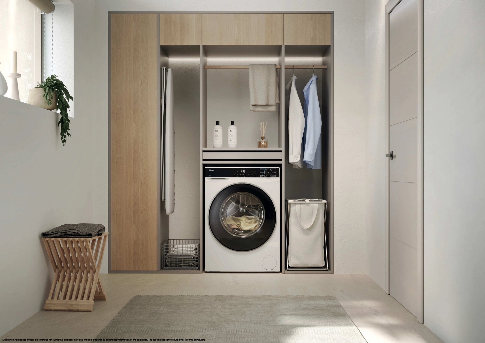 Haier HW90-BP14357TU1 9kg 1400 Spin Washing Machine - White