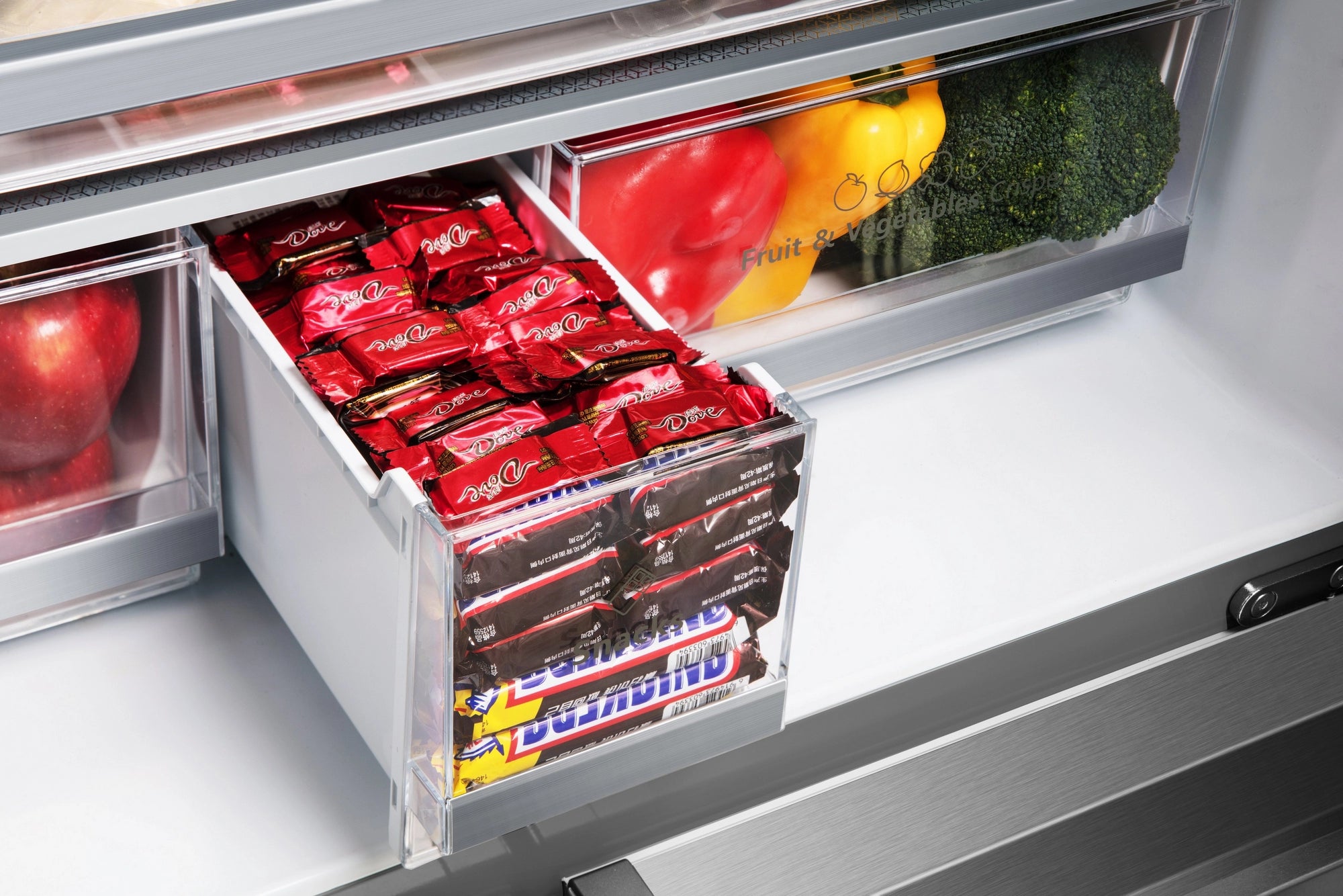 Samsung RS57DG400EM9EU 91cm  Frost Free American Fridge Freezer - Silver