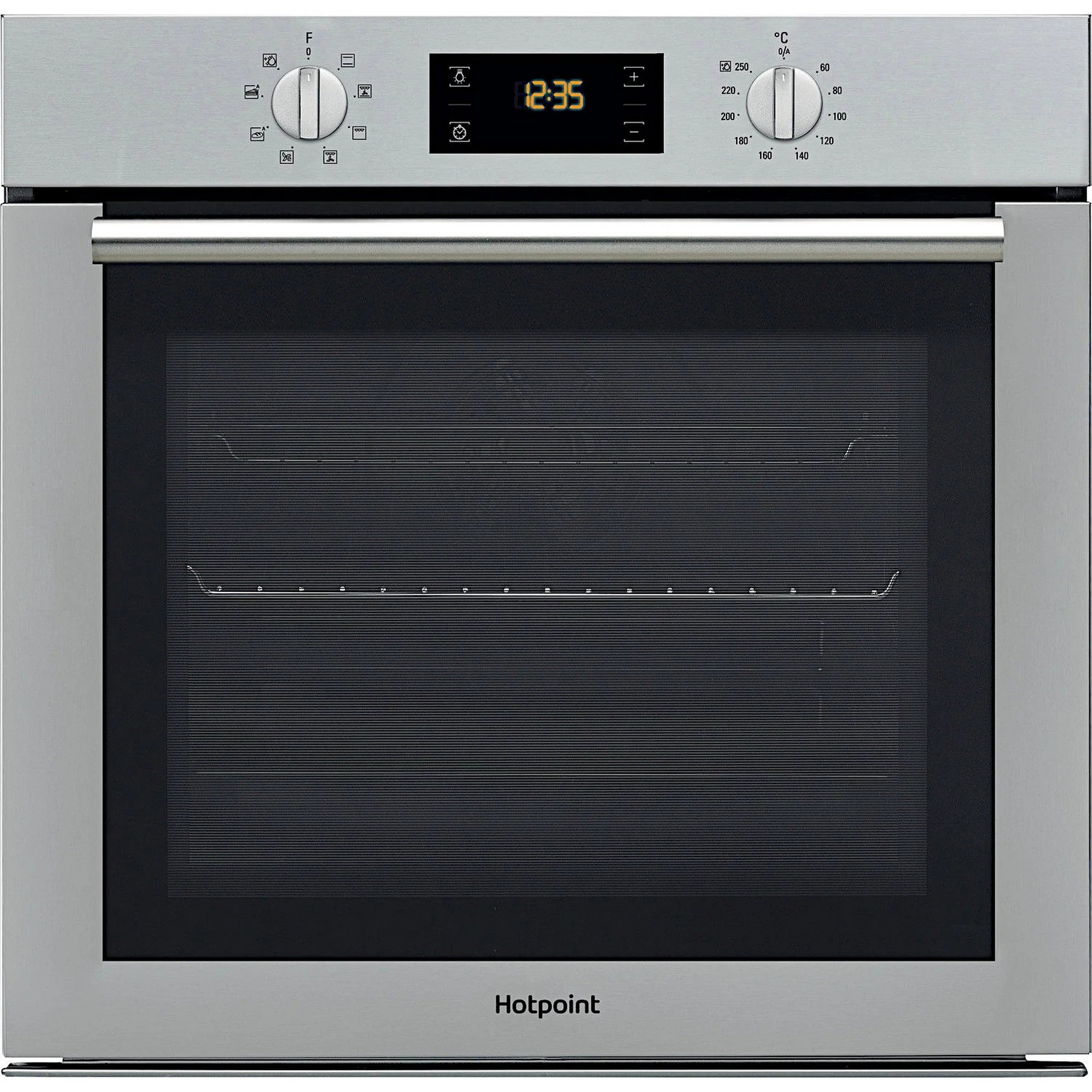 Hotpoint SAEU4544TCIX 59.5cm Built In Electric Single Oven - Inox