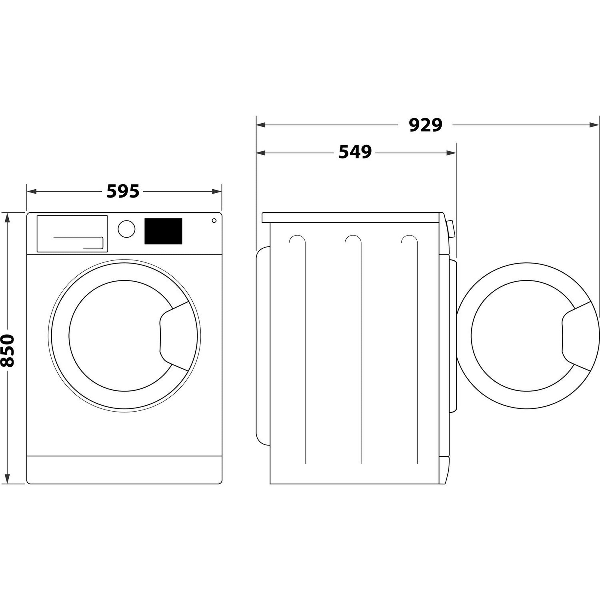 Indesit EWDE761483WUK 7kg/6kg 1400 Spin Washer Dryer - White