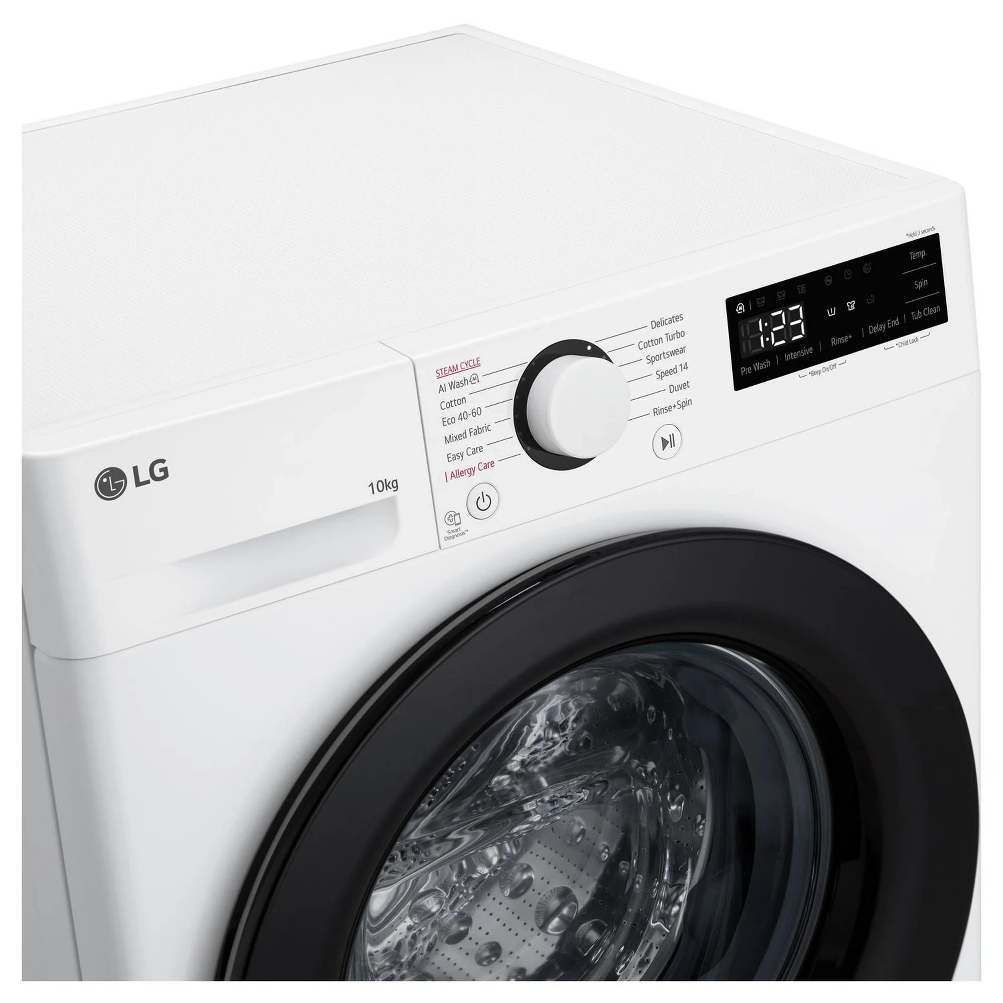 LG F4Y510WBLN1 10kg 1400 Spin Washing Machine - White
