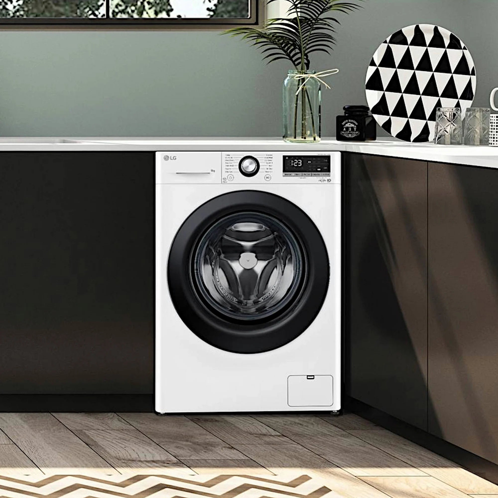 LG F4Y510WBLN1 10kg 1400 Spin Washing Machine - White