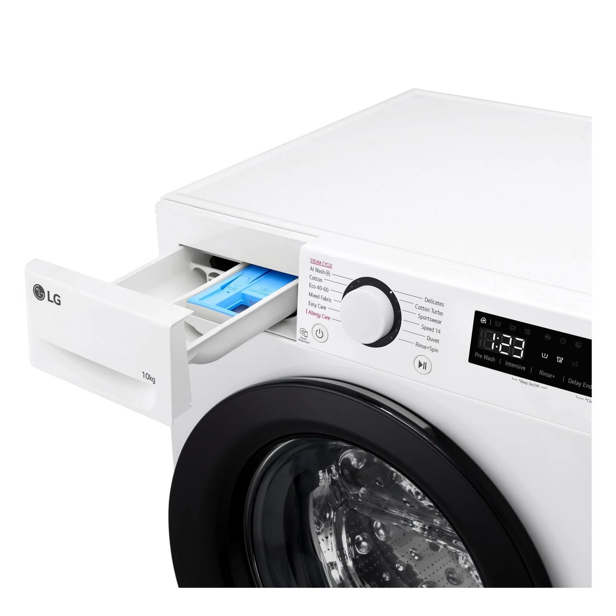 LG F4Y510WBLN1 10kg 1400 Spin Washing Machine - White