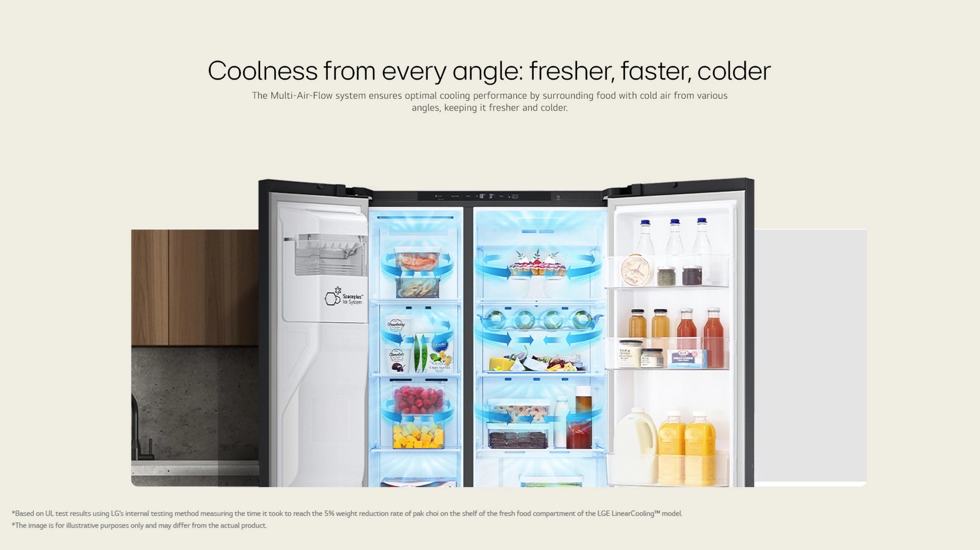 LG GSLC40PYPE 91.3cm American Fridge Freezer - Prime Silver