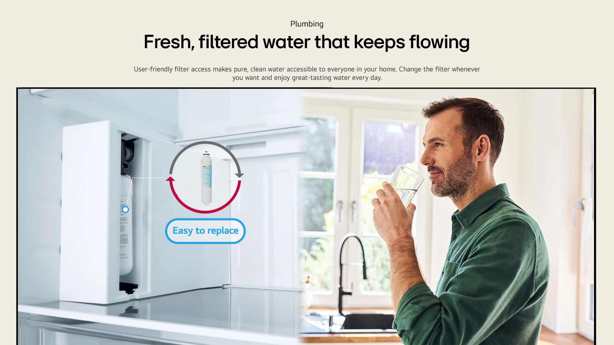 LG GSLC40PYPE 91.3cm American Fridge Freezer - Prime Silver