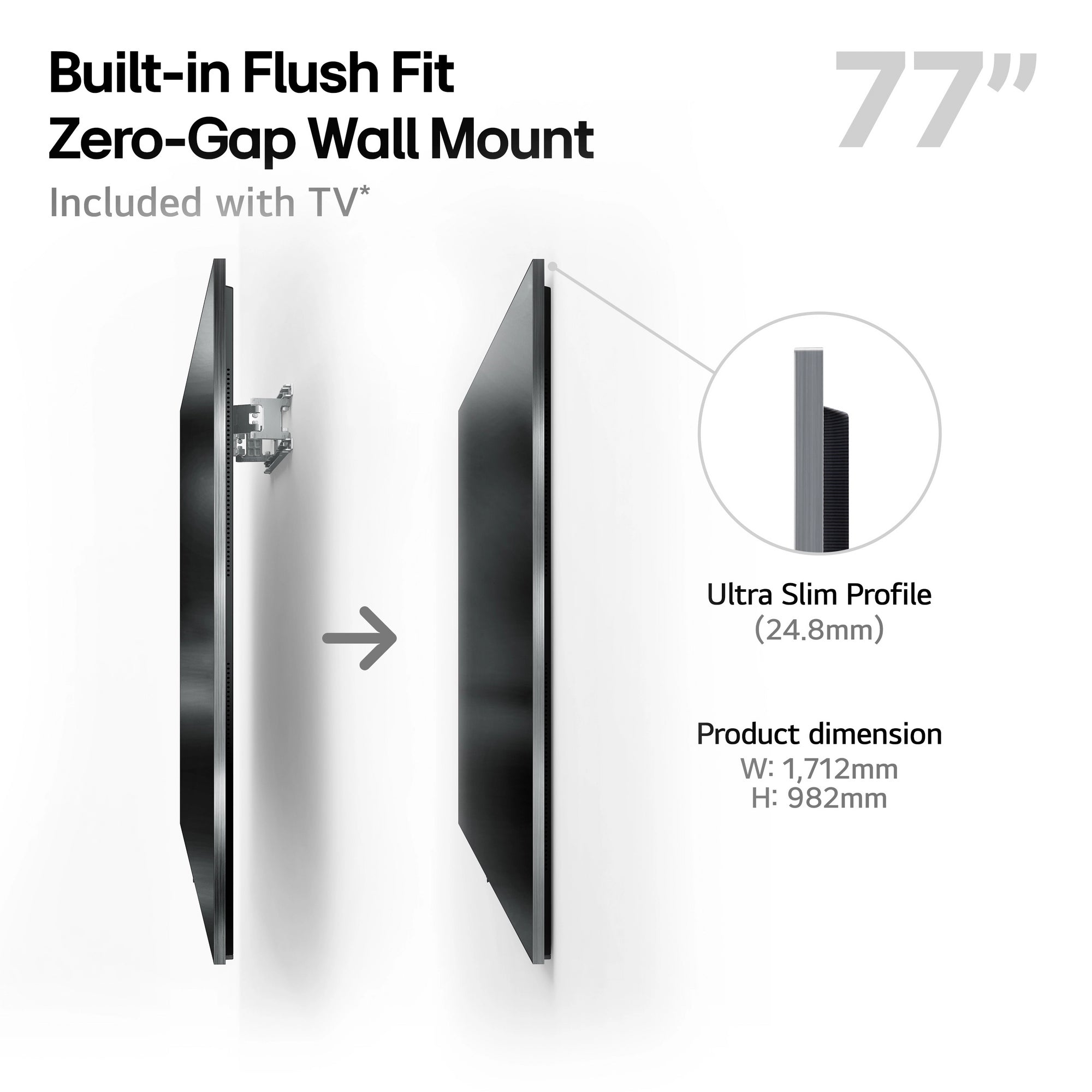 LG OLED77G54LW.AEK 77" 4K OLED Smart TV