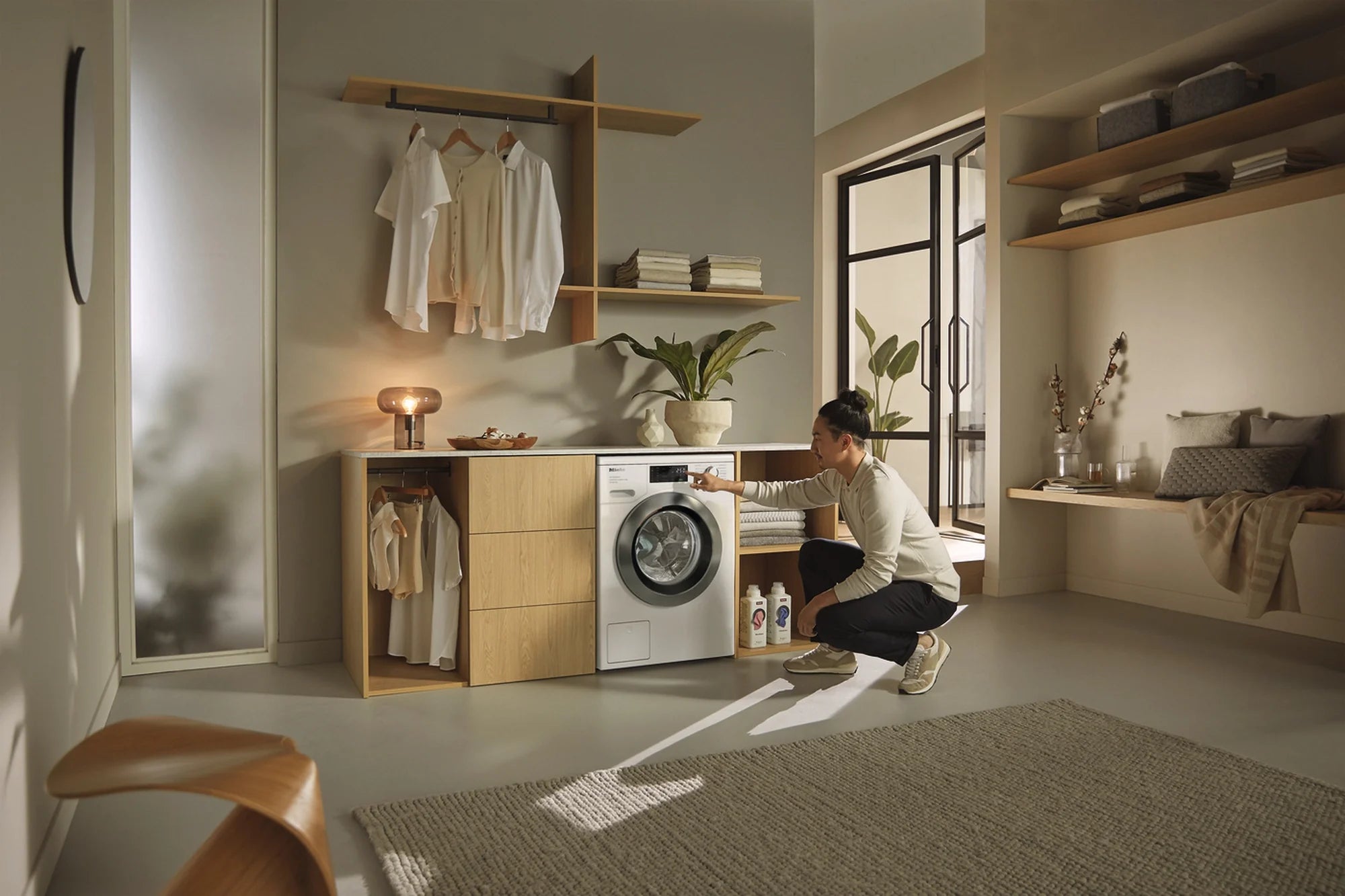 Miele WEE385 WCS 8kg 1400 Spin Washing Machine - Lotus White