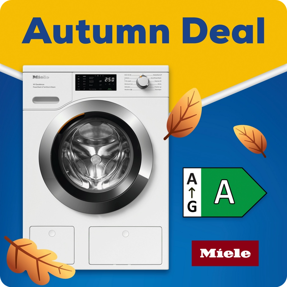 Miele WEG885 WCS 9kg 1400 Spin Washing Machine - Lotus White