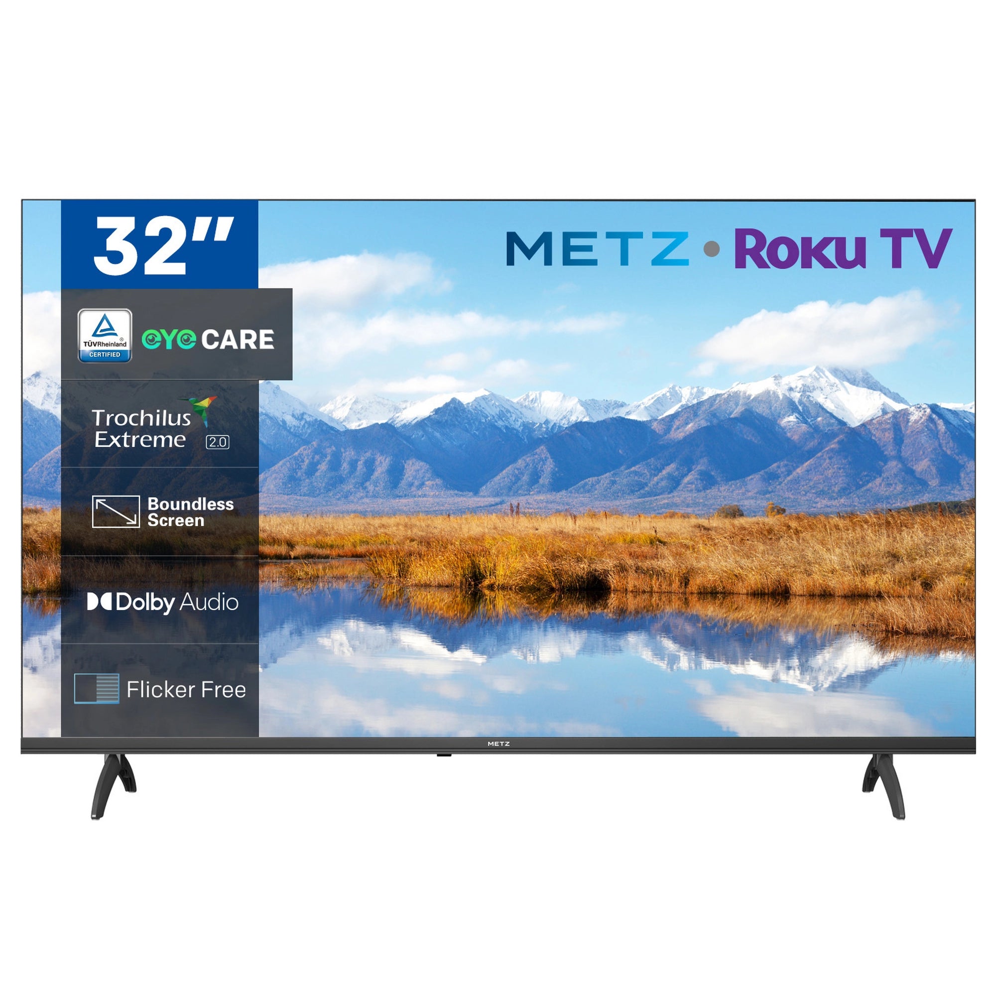 Metz 32MTF6000ZUK 32" 2K DLED Smart TVs - Black