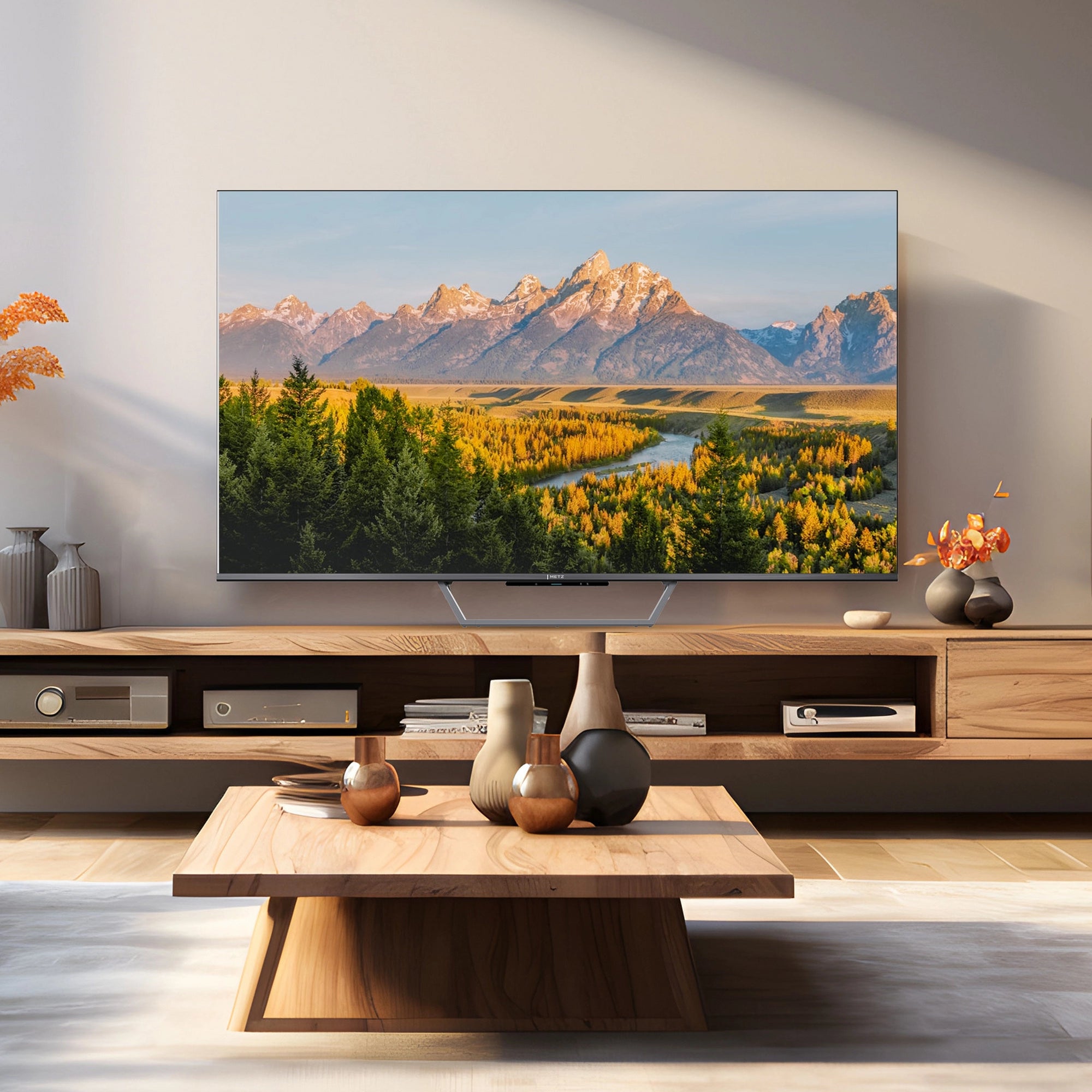 Metz 50MQF7500ZUK 50" 4K QLED Smart TVs - Black