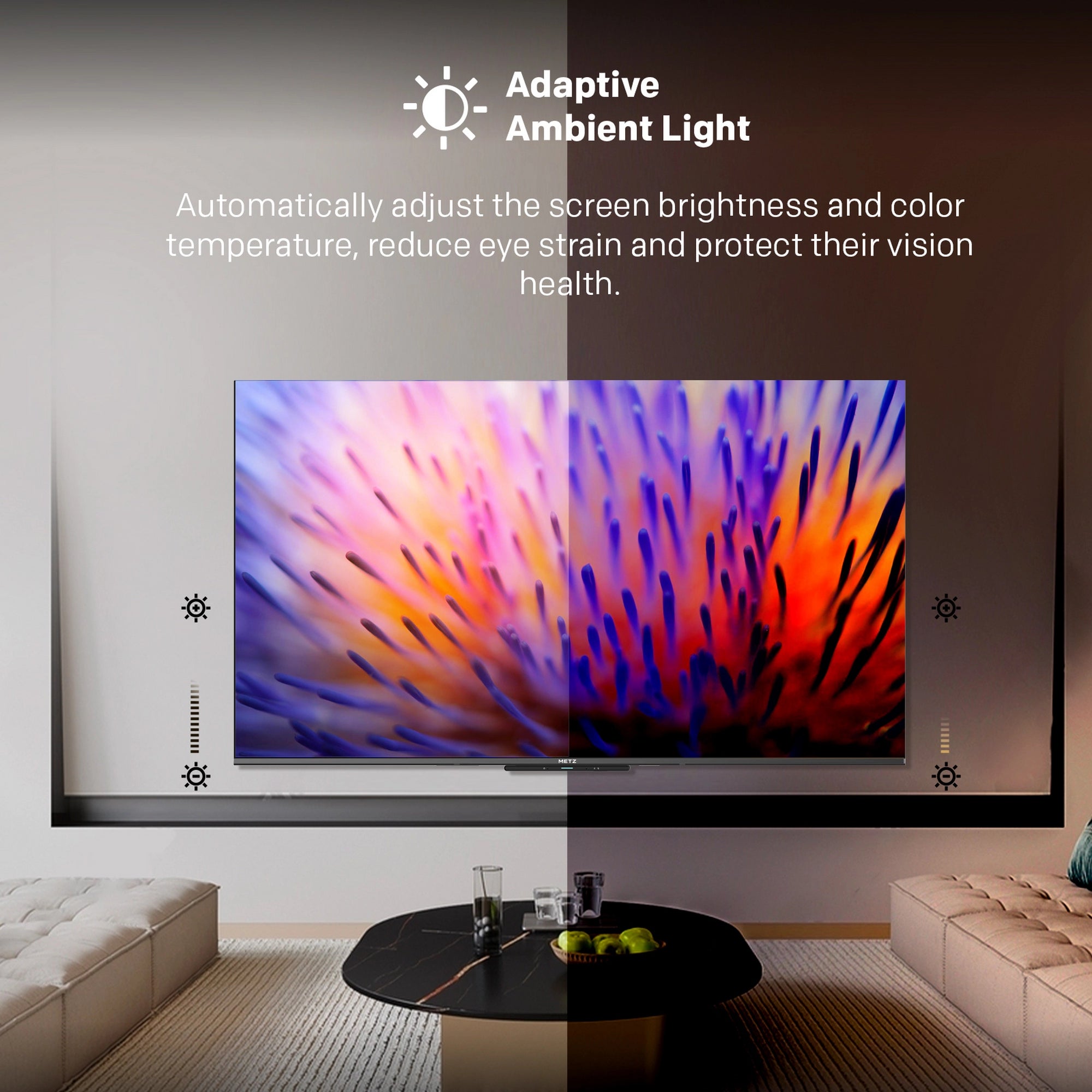Metz 55MQF7500ZUK 55" 4K QLED Smart TVs -  Black