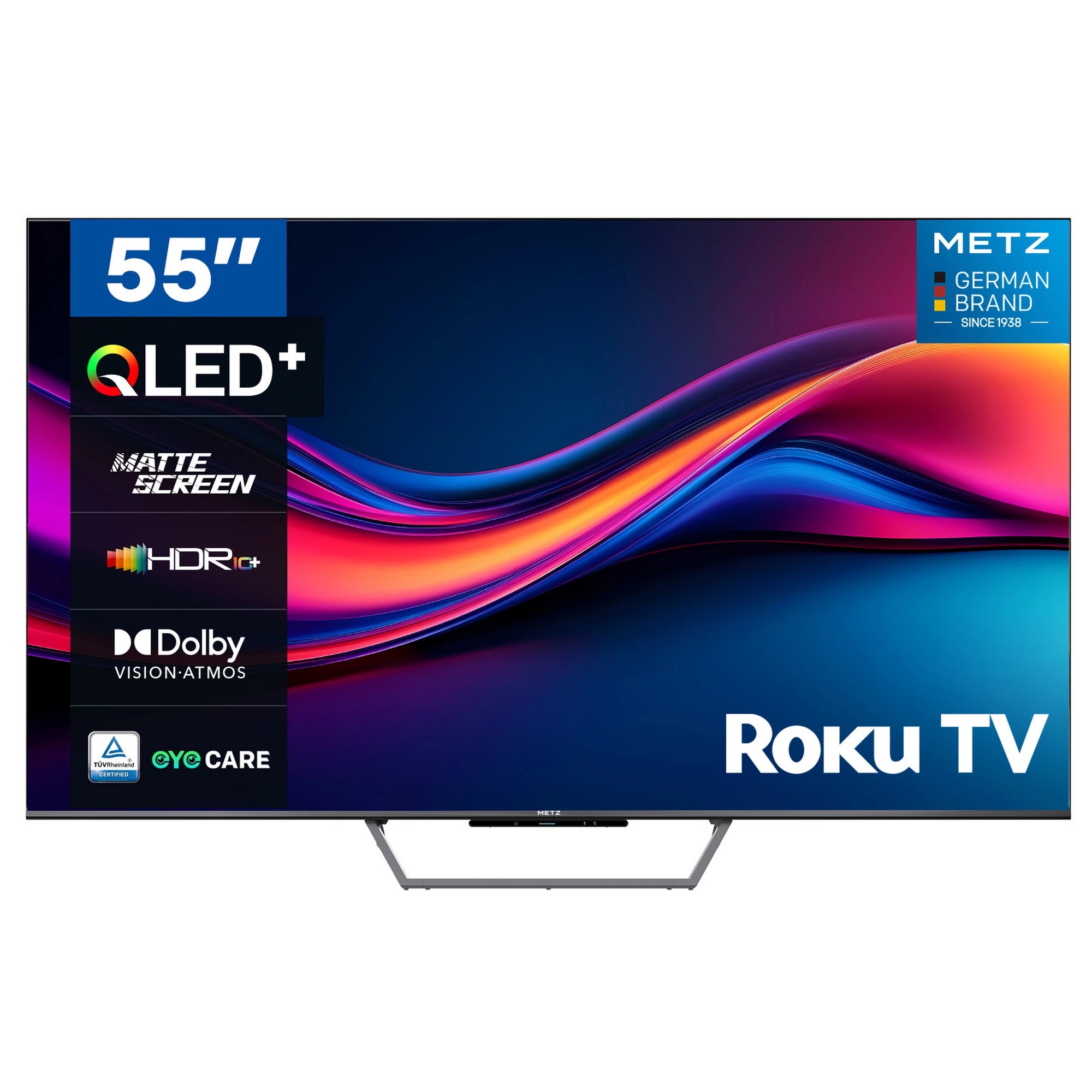 Metz 55MQF7500ZUK 55" 4K QLED Smart TVs -  Black