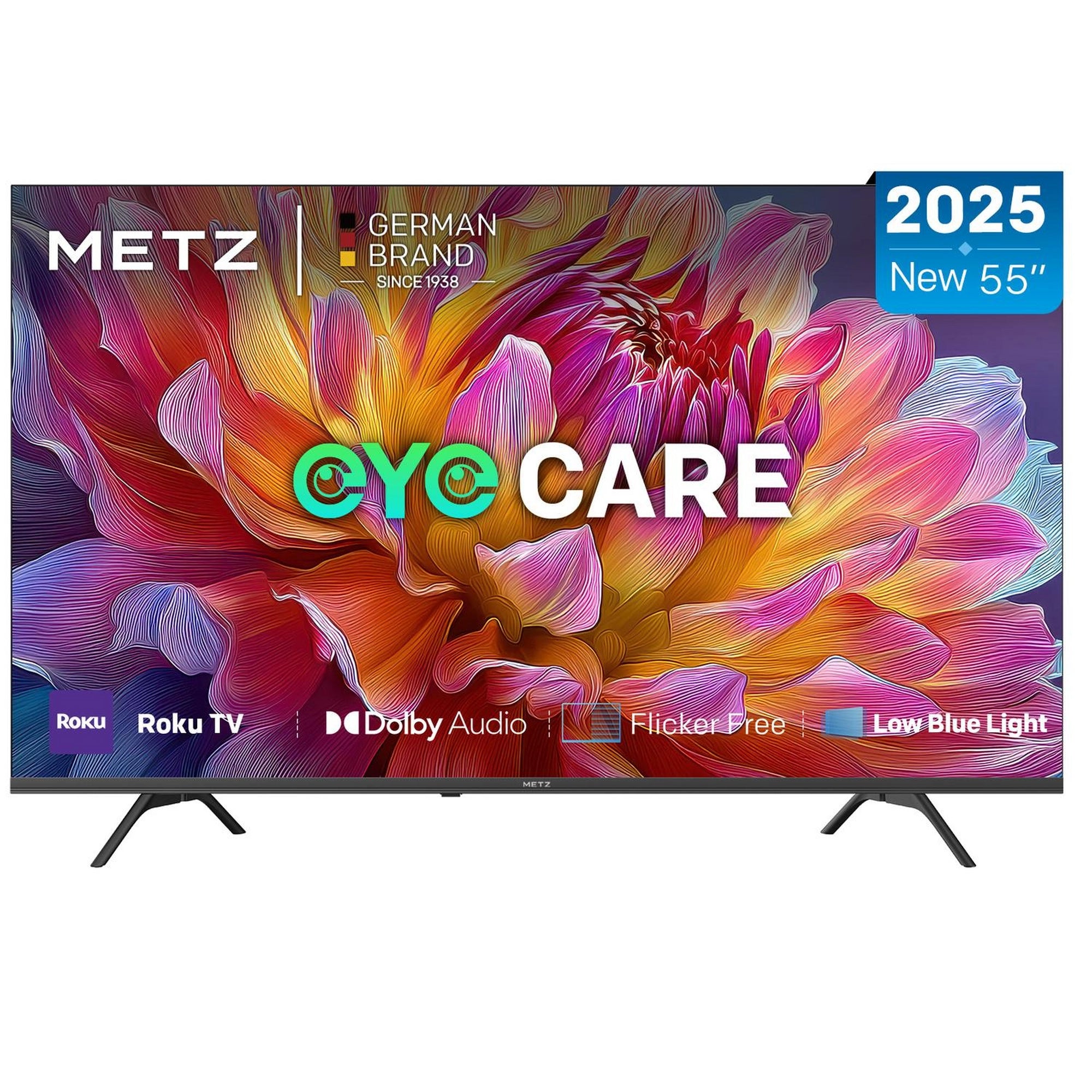 Metz 55MRF6000ZUK 55" 4K DLED Smart TVs - Black