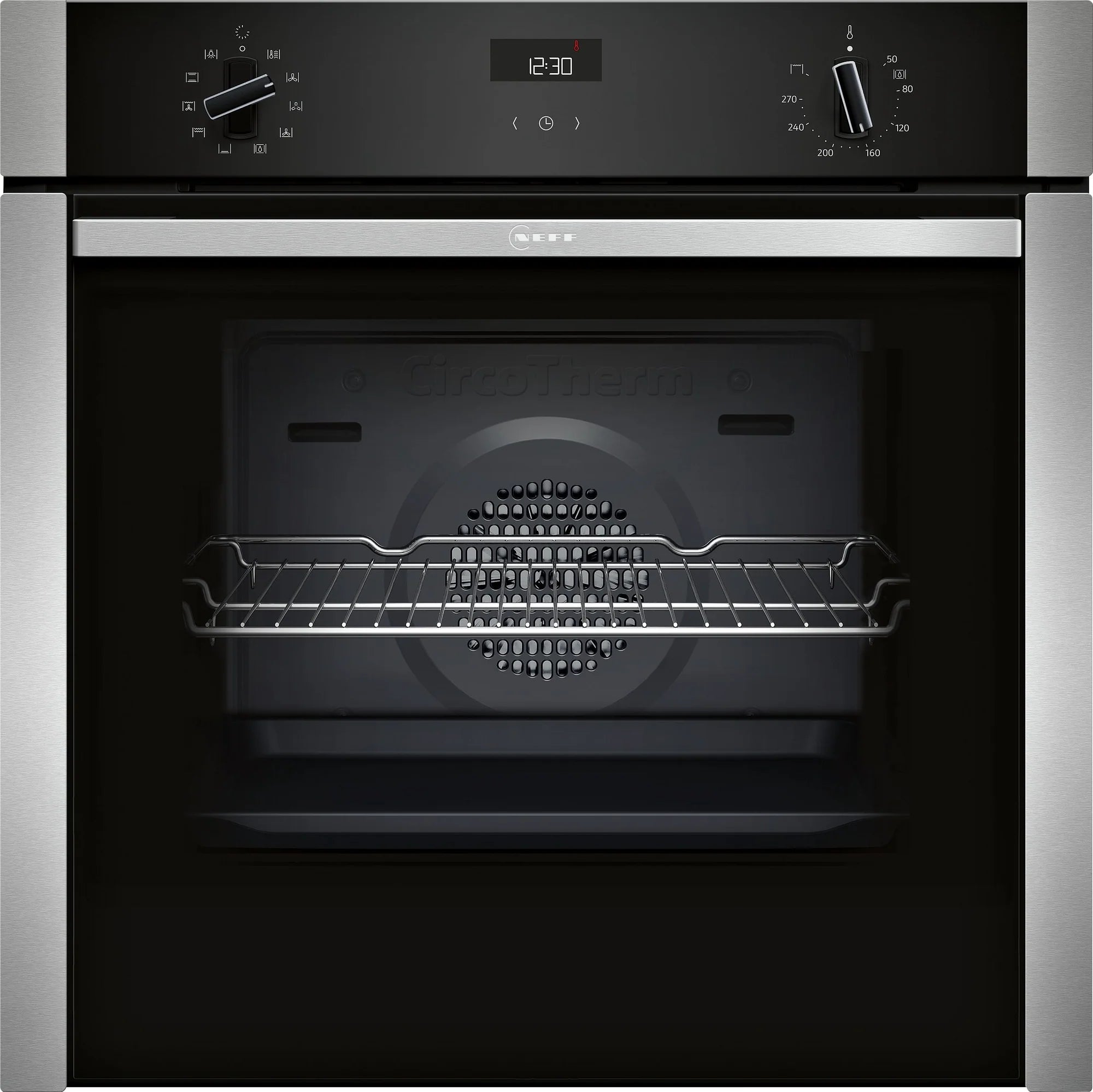 NEFF B3ACE4AN3B 59.4cm Built In Electric Single Oven - Stainless Steel