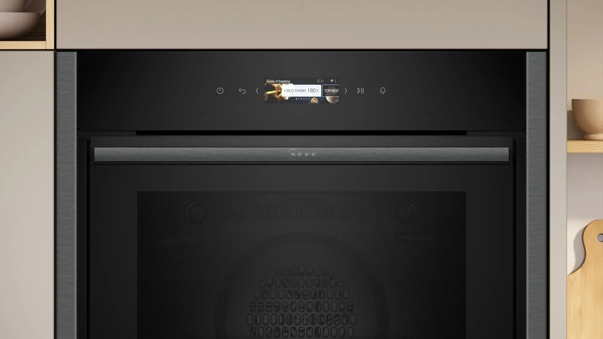 NEFF B54CR31G0B 59.6cm Built In Electric Single Oven - Graphite Grey