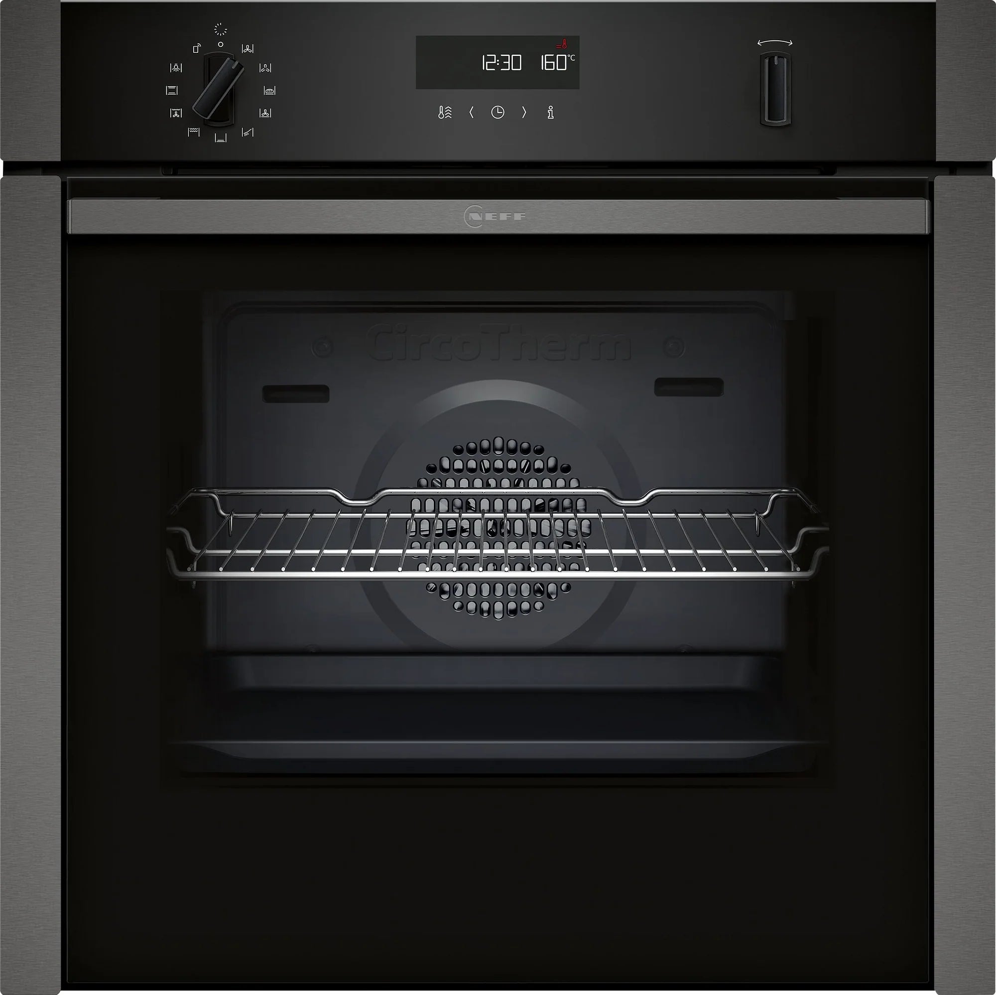 NEFF B6ACH7AG7B 59.4cm Built In Electric Single Oven - Graphite Grey
