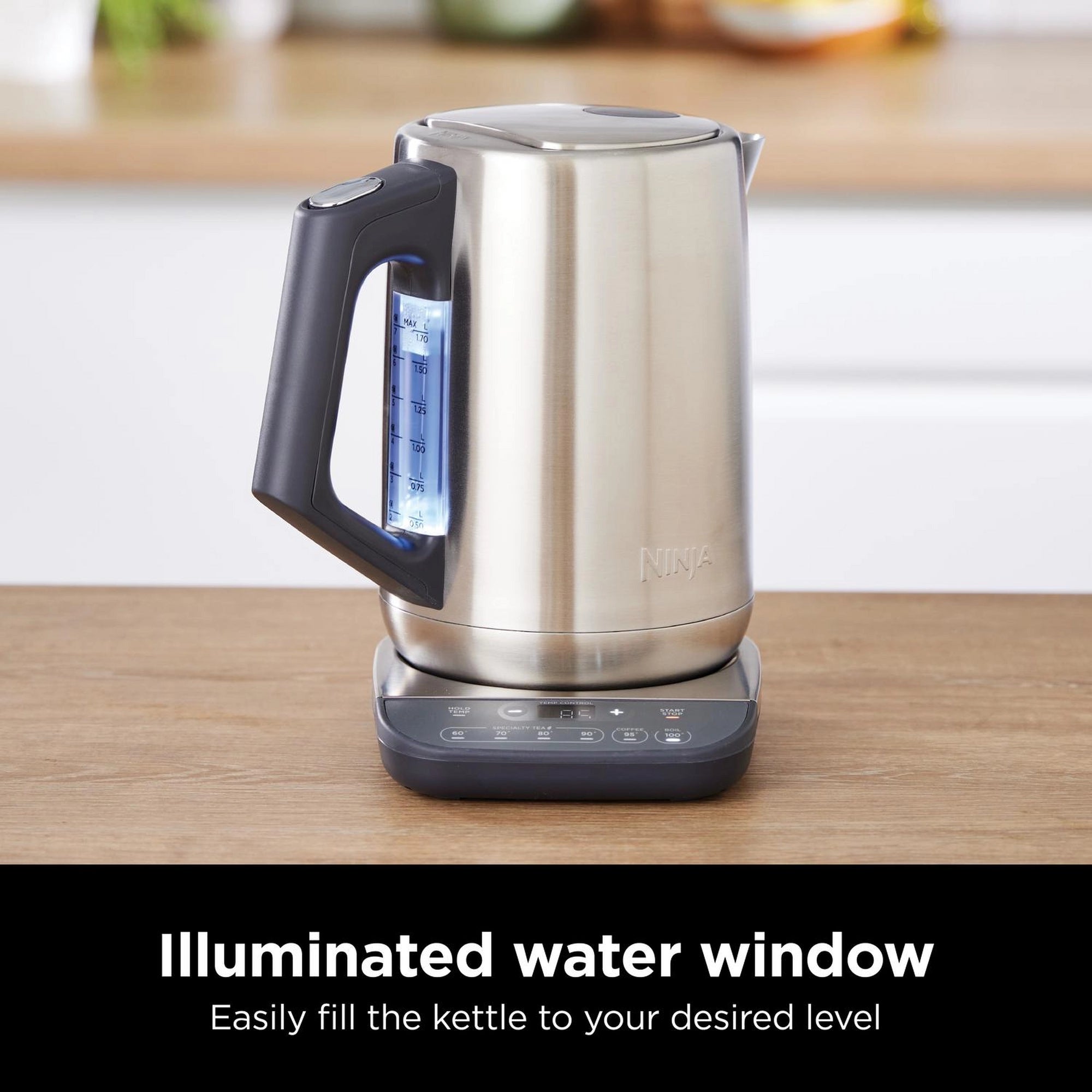 Ninja KT201UK 1.7 Litres Jug Kettle - Stainless Steel