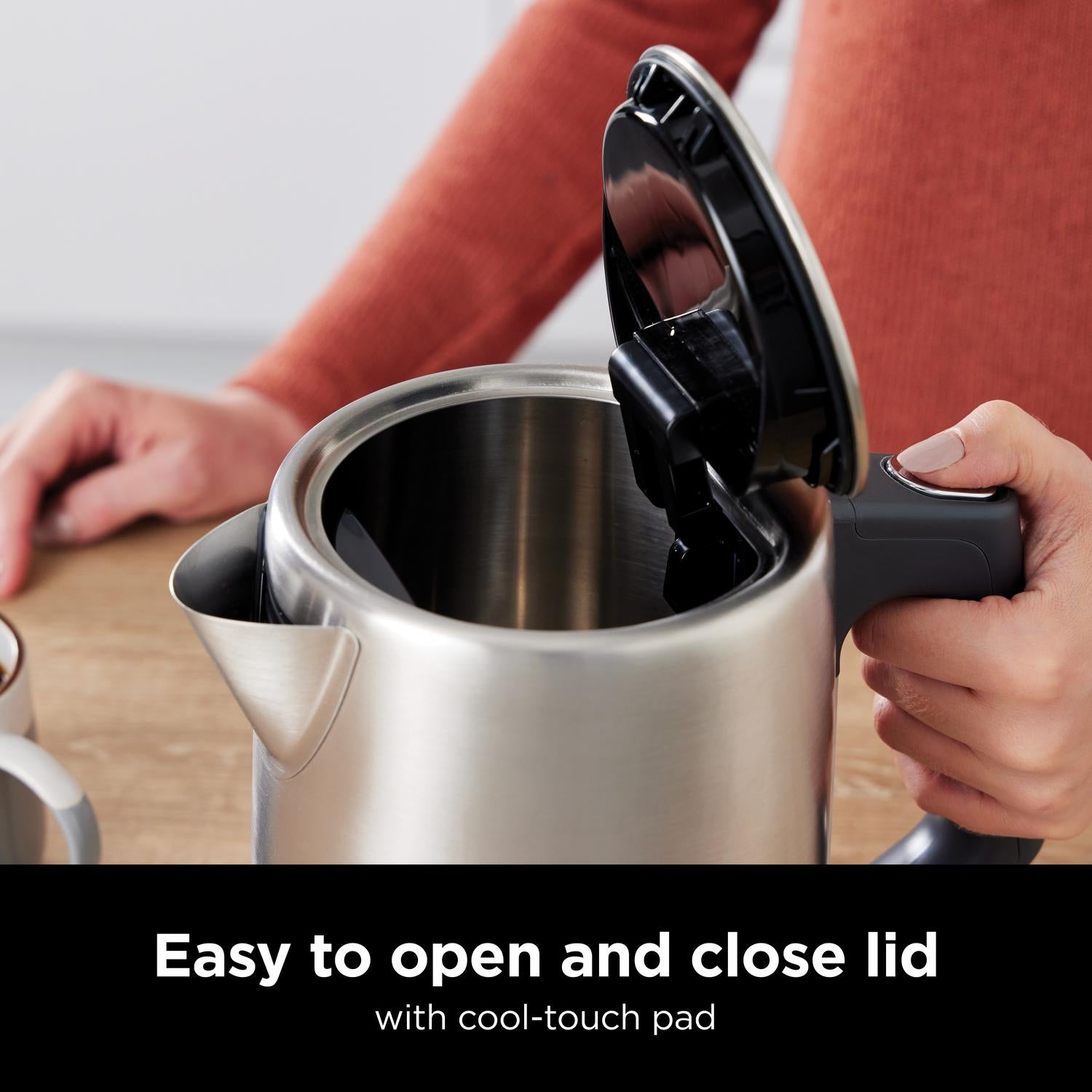 Ninja KT201UK 1.7 Litres Jug Kettle - Stainless Steel