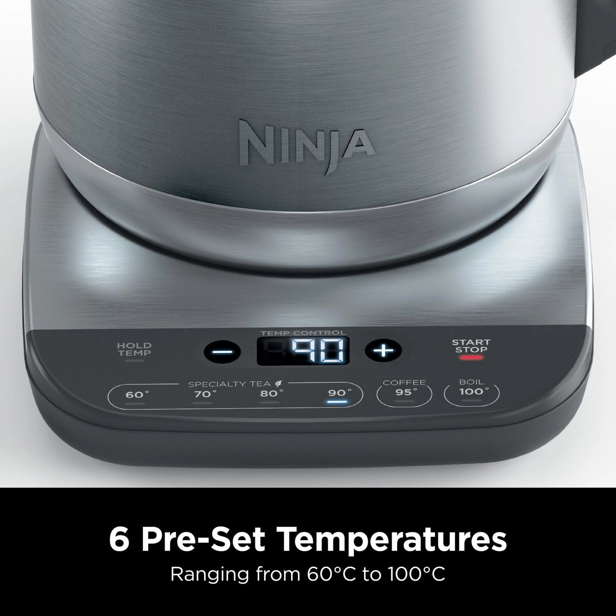 Ninja KT201UK 1.7 Litres Jug Kettle - Stainless Steel